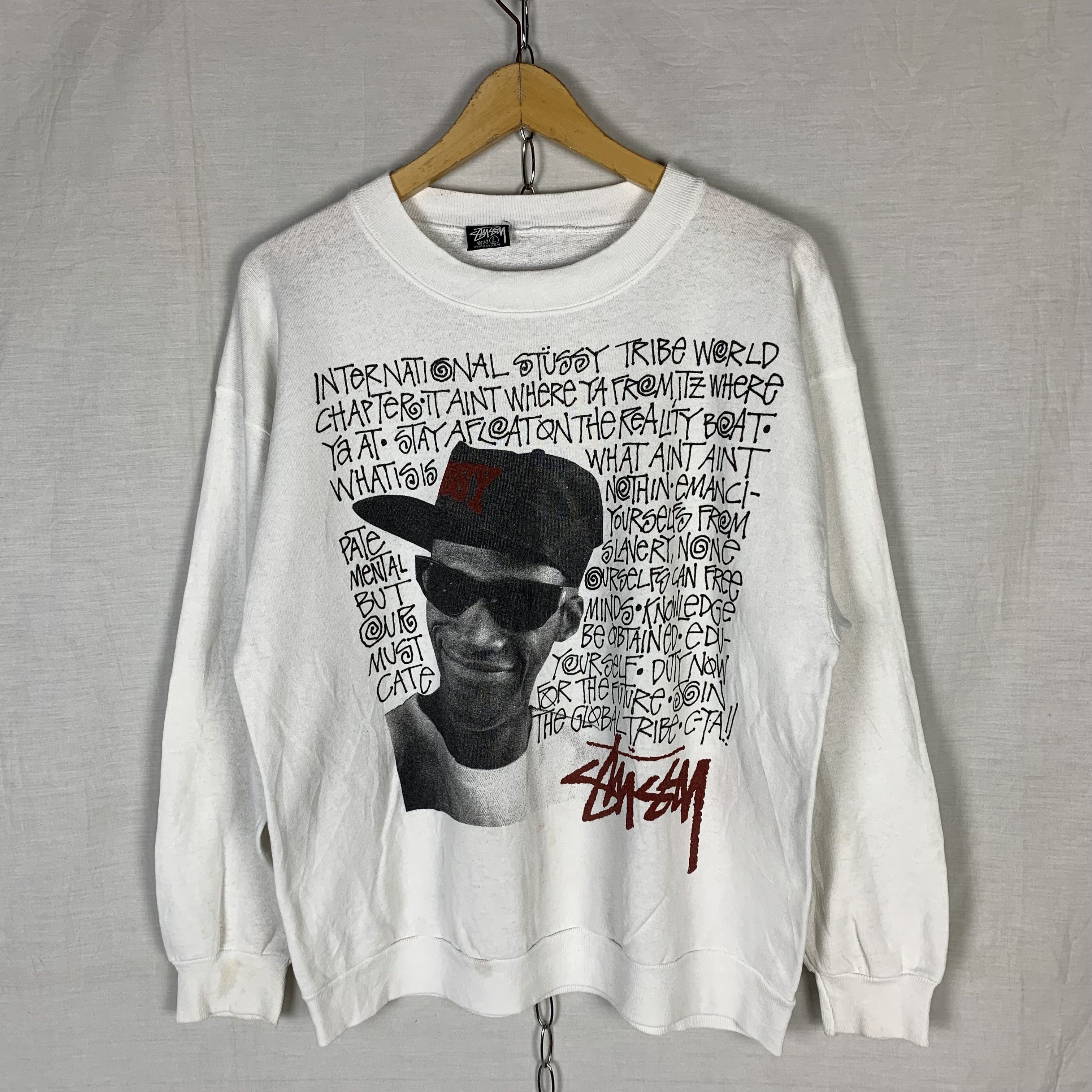 Stussy 1980 Stussy Eyegear Mike Miller Sweatshirt Crewneck Size US M / EU 48-50 / 2 - 1 Thumbnail