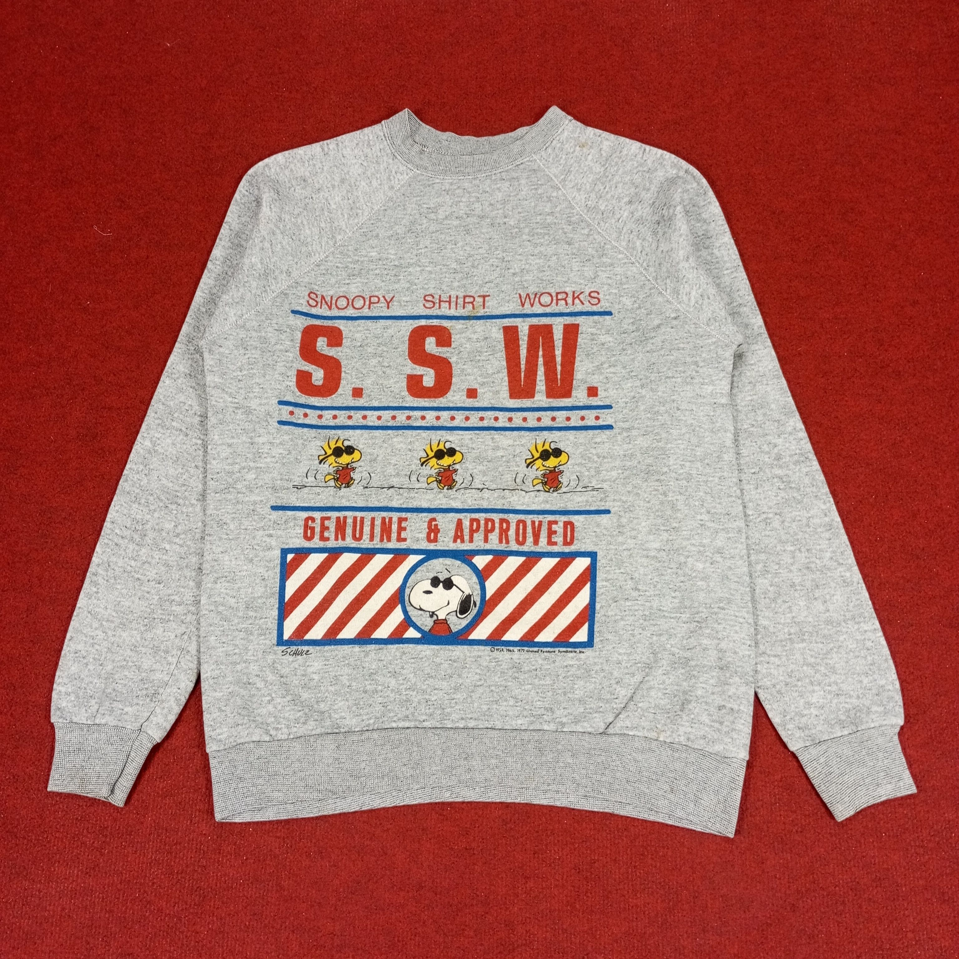 Peanuts Snoopy Streetwear Style Vintage Sweatshirt Size US S / EU 44-46 / 1 - 1 Thumbnail