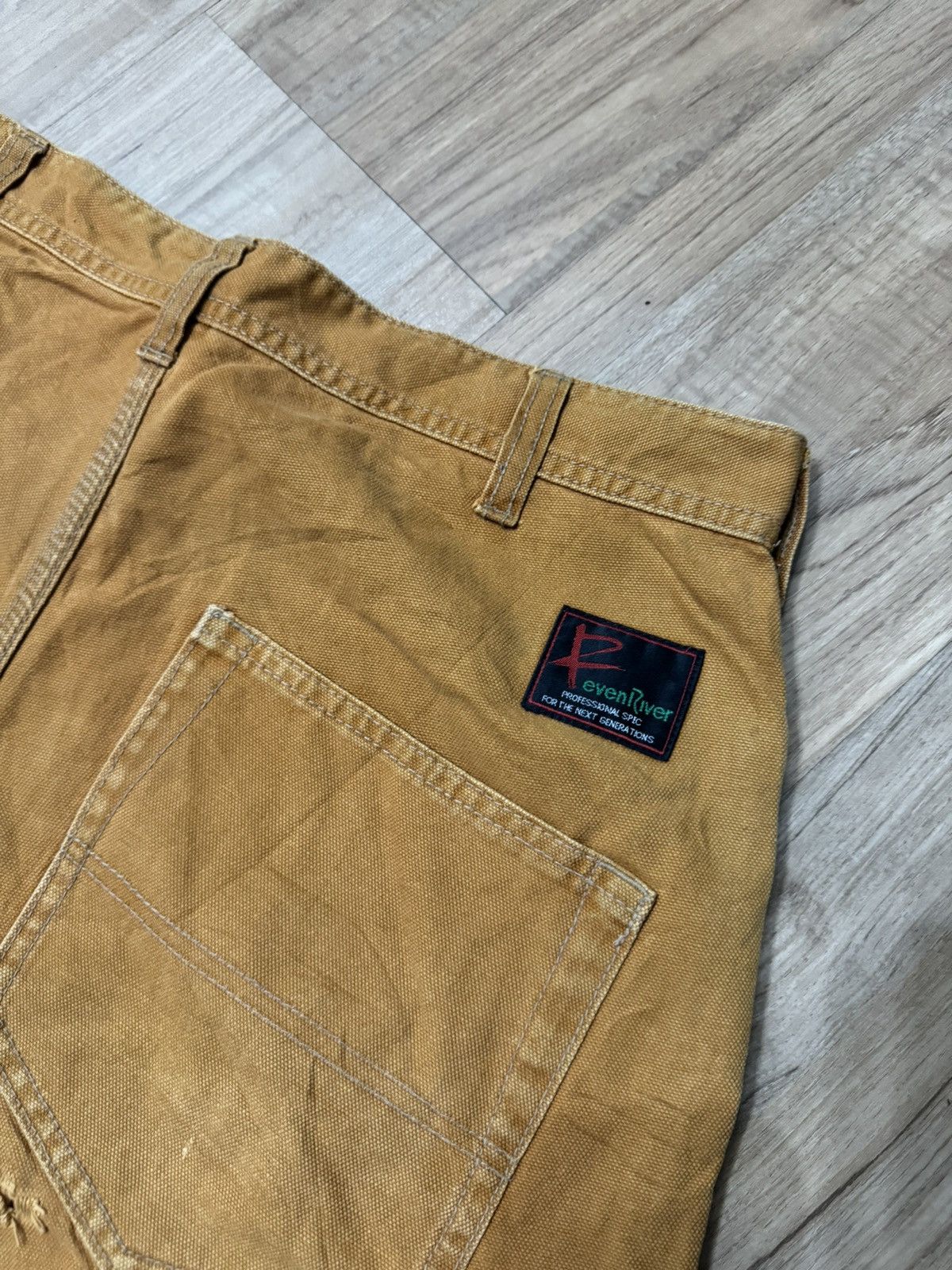 Japanese Brand Vintage Evenriver baggy worker pants Size US 33 - 4 Thumbnail