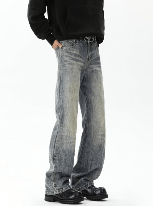 Japanese Brand × Jean American retro washed high street handsome distressed jeans Size US 32 / EU 48 - 2 Thumbnail