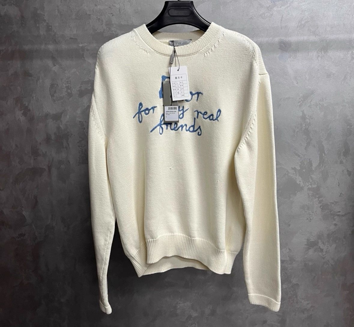 Dior Dior Men's Summer Logo Knit Sweater 0079-2507 Size US L / EU 52-54 / 3 - 1 Thumbnail