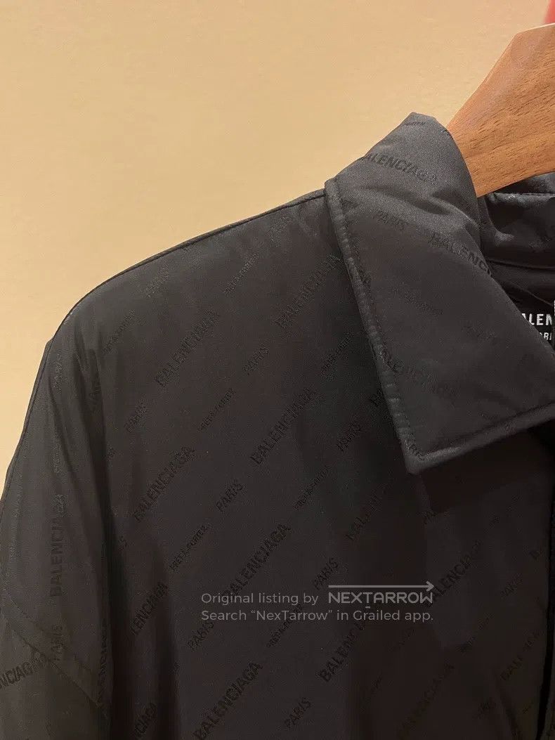 Balenciaga Balenciaga Solid Color Collar Single Button Long Sleeve Sh Size US S / EU 44-46 / 1 - 3 Thumbnail