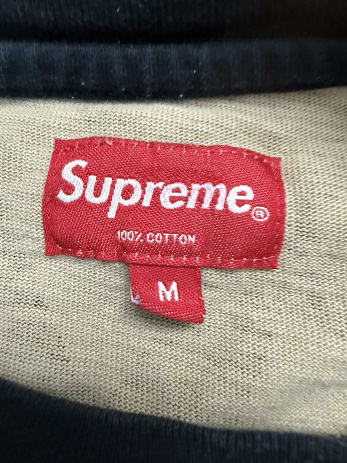 Supreme 2019 Supreme Tan Tribal Camo long-sleeve pocket tee Size US M / EU 48-50 / 2 - 4 Thumbnail