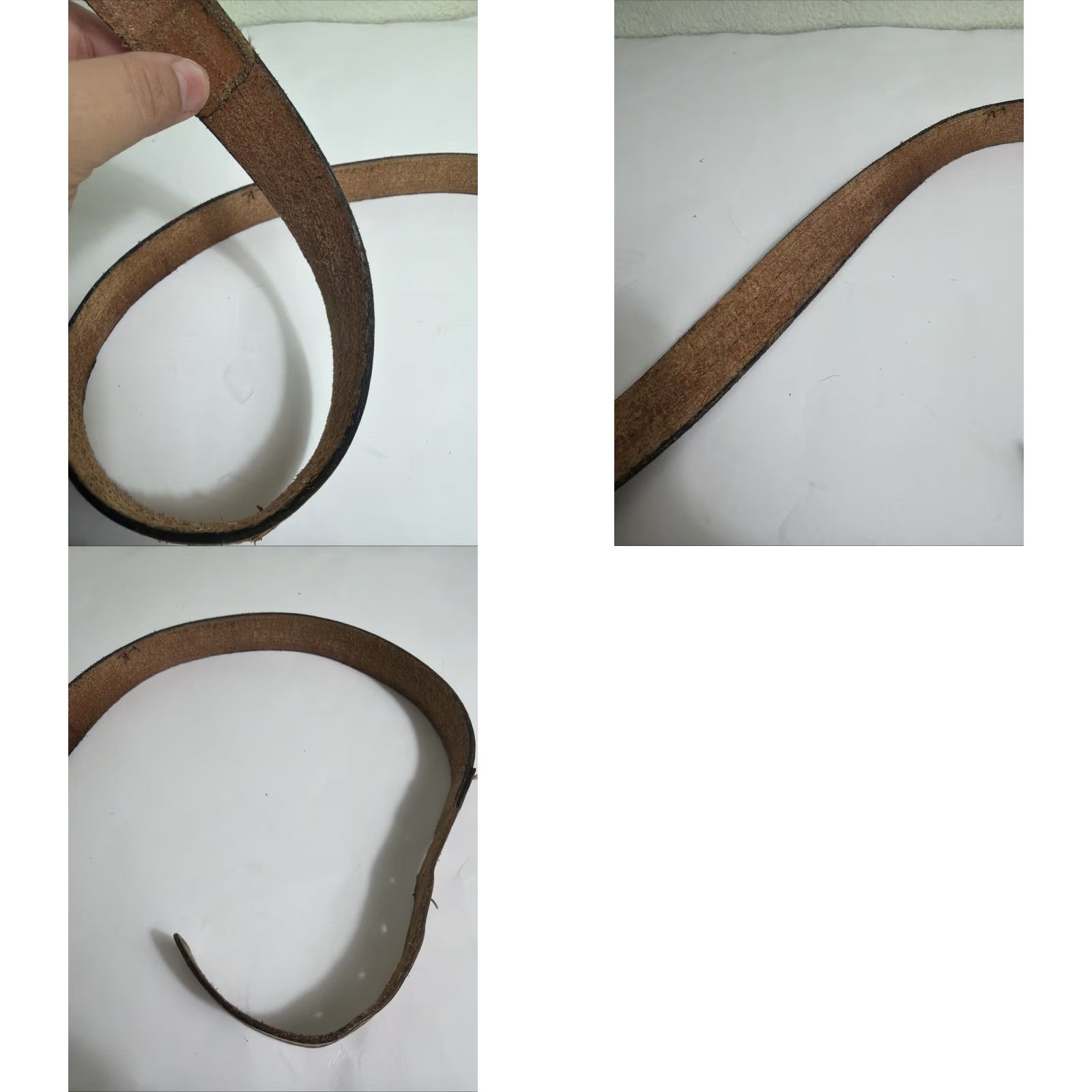 Vintage VINTAGE Lejon Leather Belt Western Size 36 Brown Mens Womens Size ONE SIZE - 9 Thumbnail