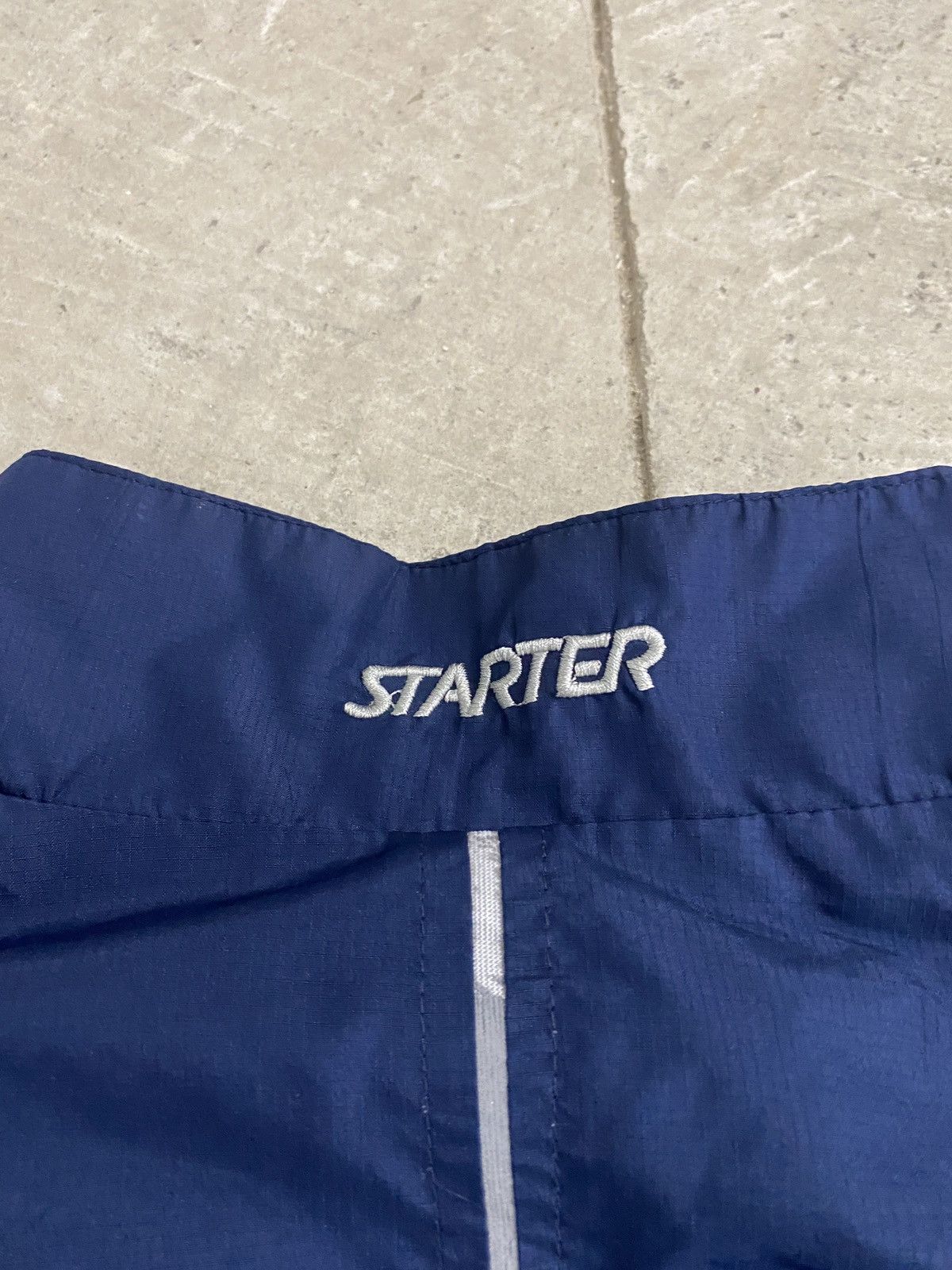 Starter Starter Navy Blue Nylon Track Jacket Size US XXL / EU 58 / 5 - 7 Thumbnail
