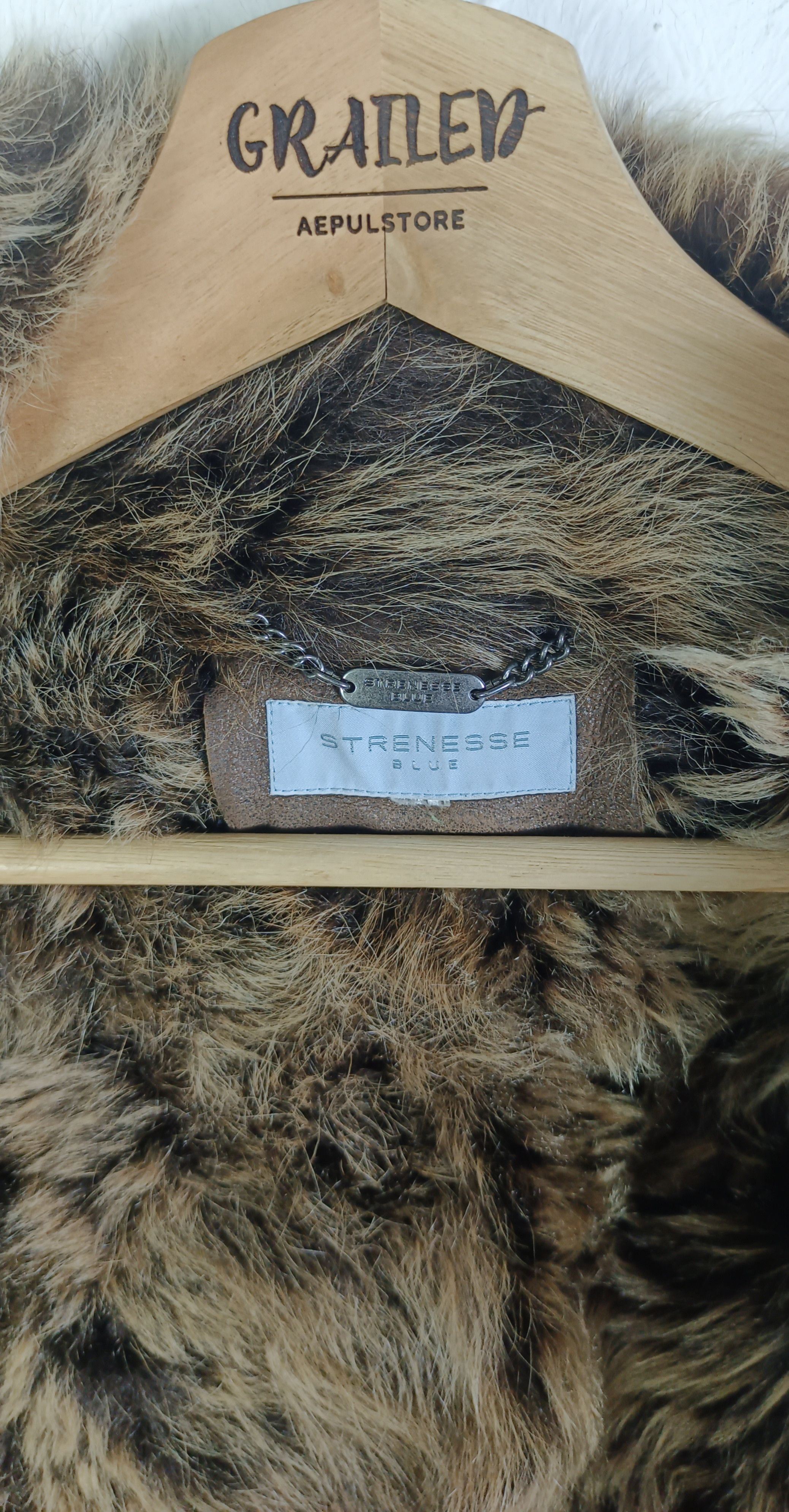 STRENESSE Vintage💥 Strenesse Blue RIRI zipper Learther Jacket Size US S / EU 44-46 / 1 - 14 Thumbnail