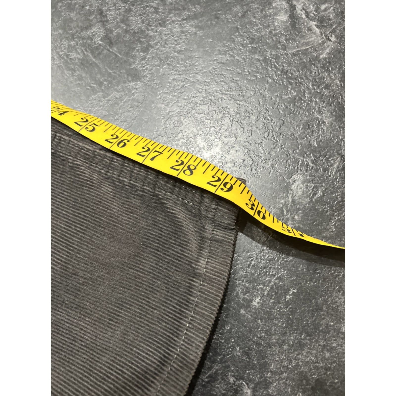 Vintage Saddlebred Mens Corduroy Pants - Flat Front Chino Cotton 36x30 Gray Regular Fit Vintage? No (No) Size US 36 / EU 52 - 5 Thumbnail