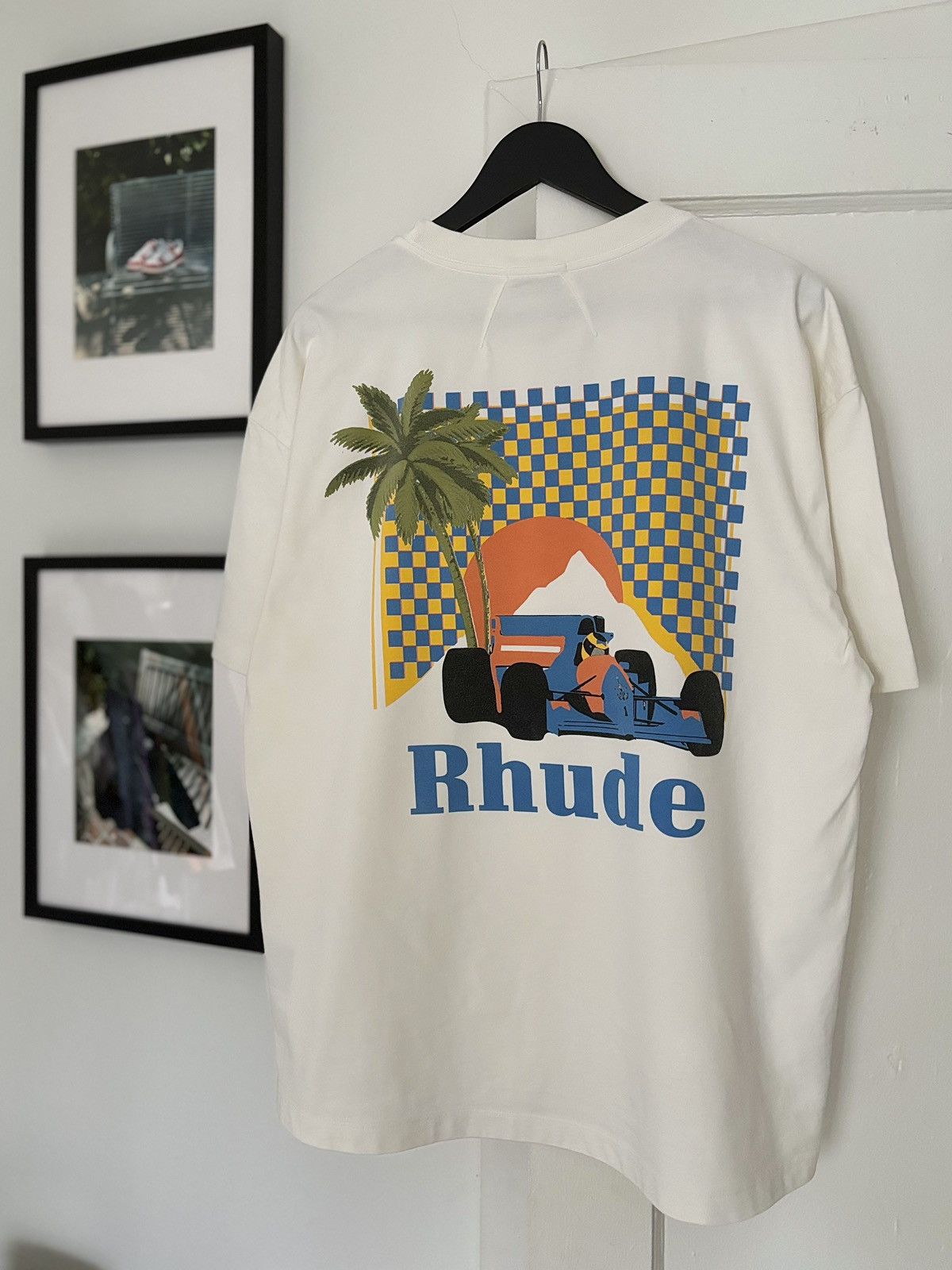 Rhude RHUDE RACING F1 PALM TREE MIAMI TEE | Grailed