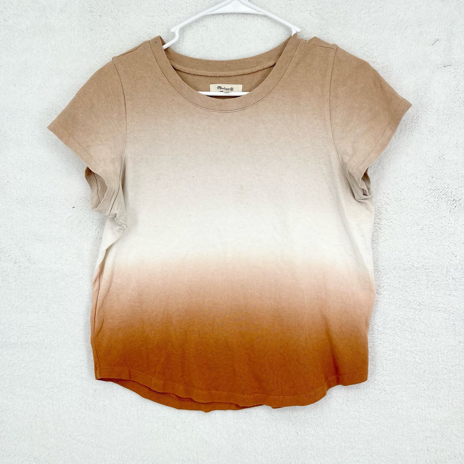 Madewell Madewell Dip-Dye (Re)sourced Cotton Ombre Short Sleeve Tee S Size S / US 4 / IT 40 - 2 Thumbnail