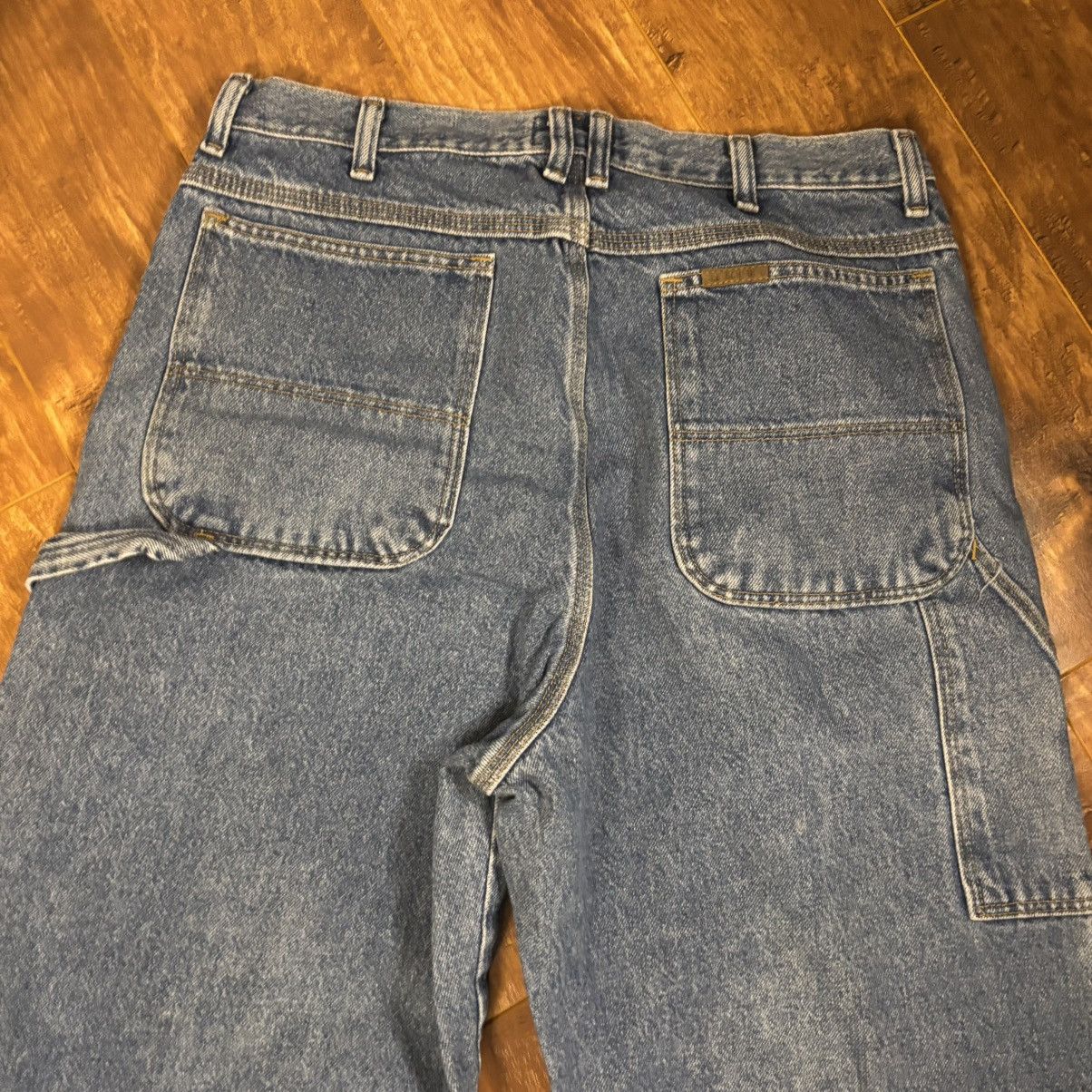 Jean × Vintage Vintage Schmidt Workwear Baggy Denim Jeans Size US 32 / EU 48 - 7 Thumbnail