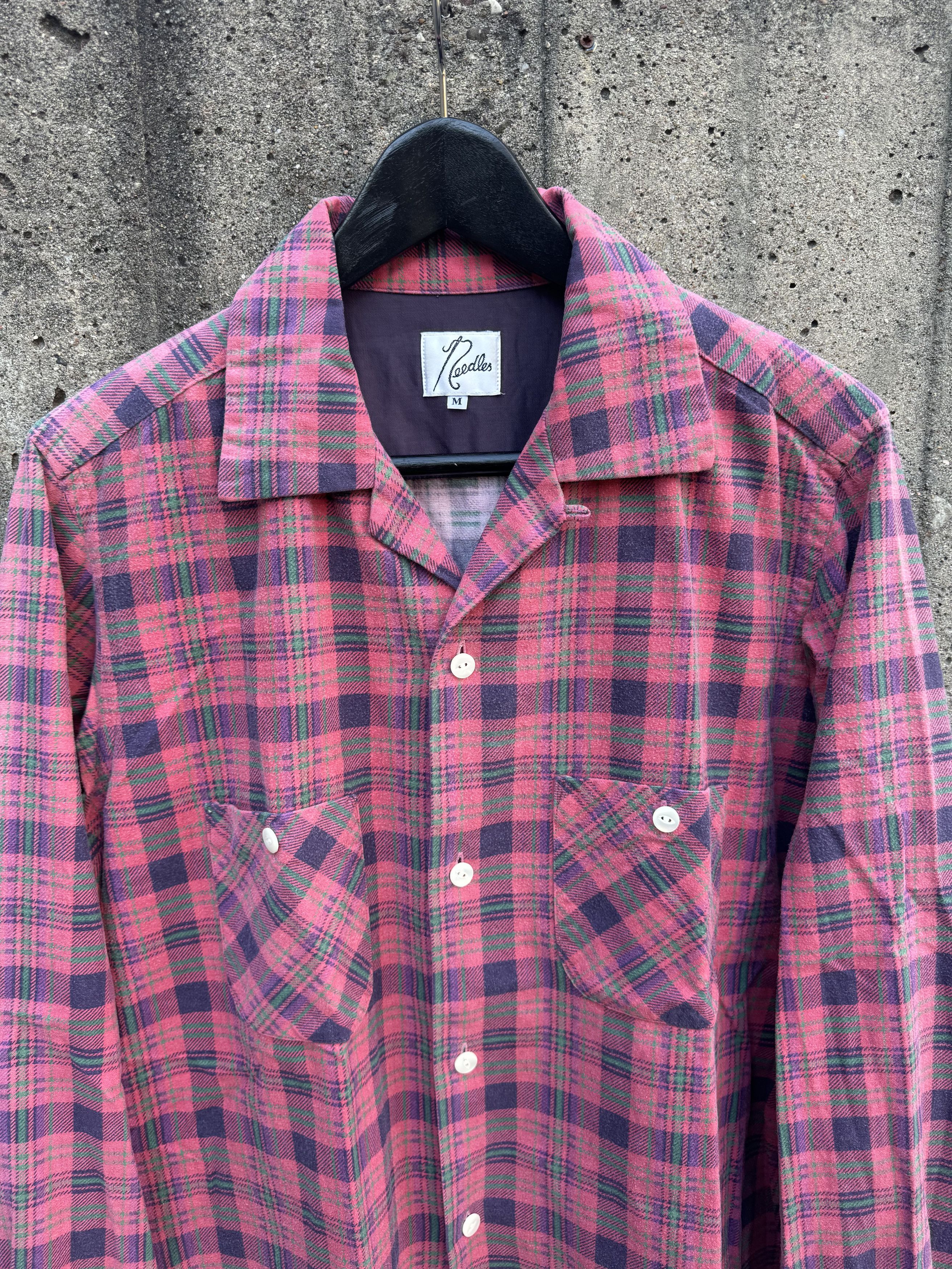Needles Raw Hem Plaid Flannel Shirt Size US M / EU 48-50 / 2 - 2 Thumbnail