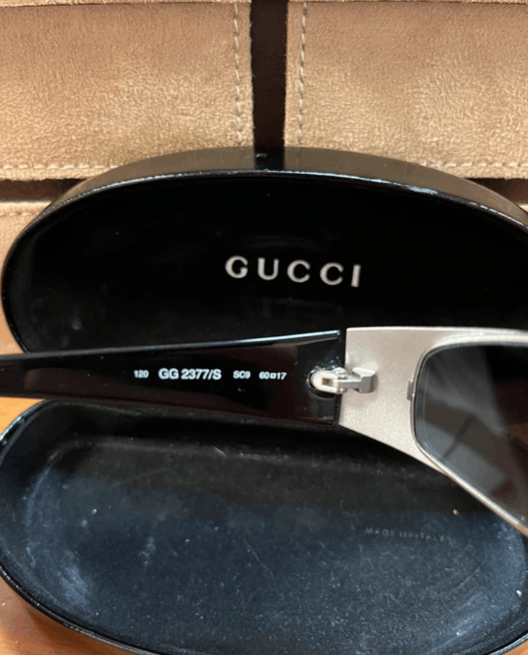 Gucci GUCCI Sunglasses GG2377 Wrap Shield Metal Mask Tom Ford Size ONE SIZE - 3 Thumbnail