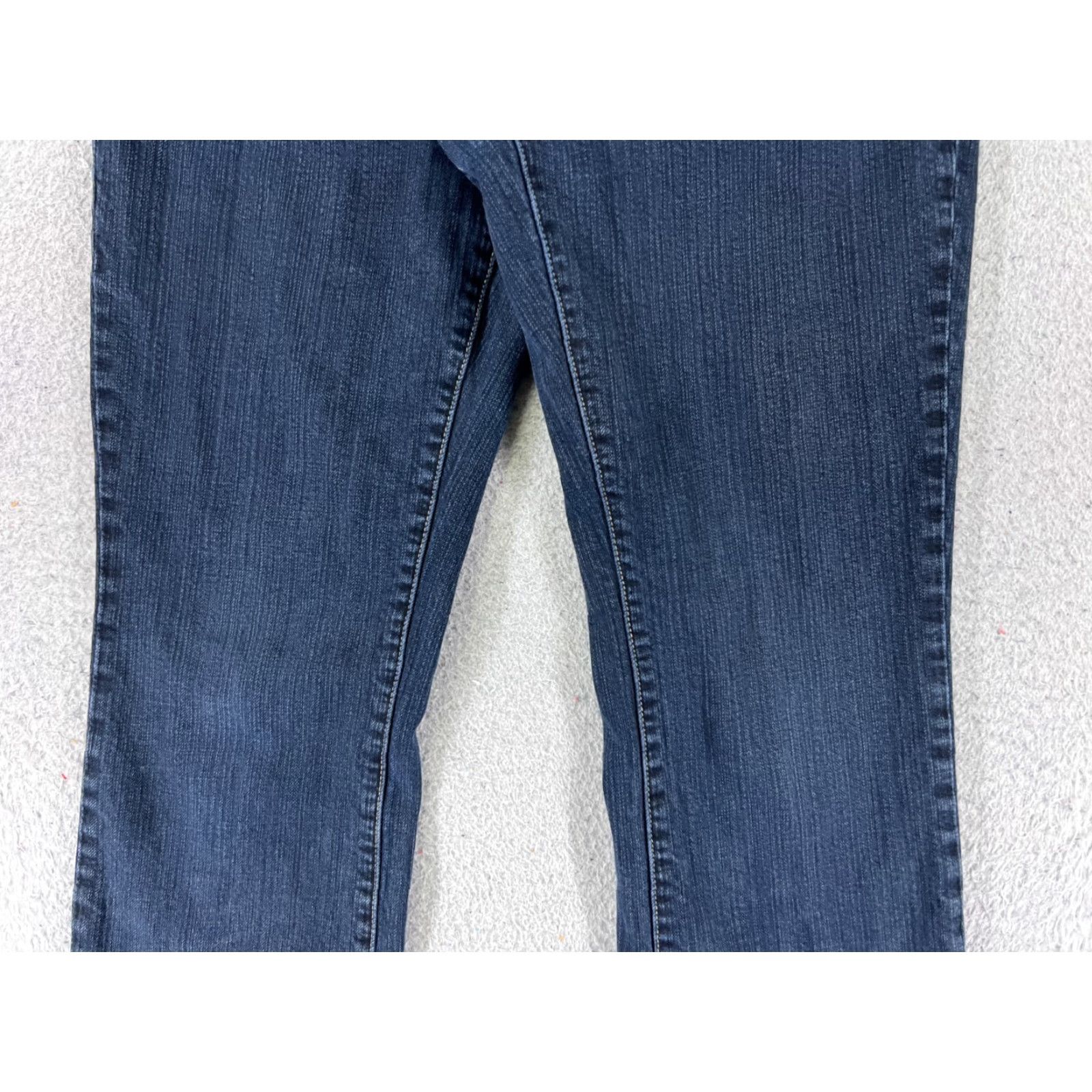 Vintage VINTAGE Chicos Jeans Womens 0 Blue Denim Bootcut Cotton Blend Mid 24x26 Size 25" / US 0 / IT 36 - 3 Thumbnail