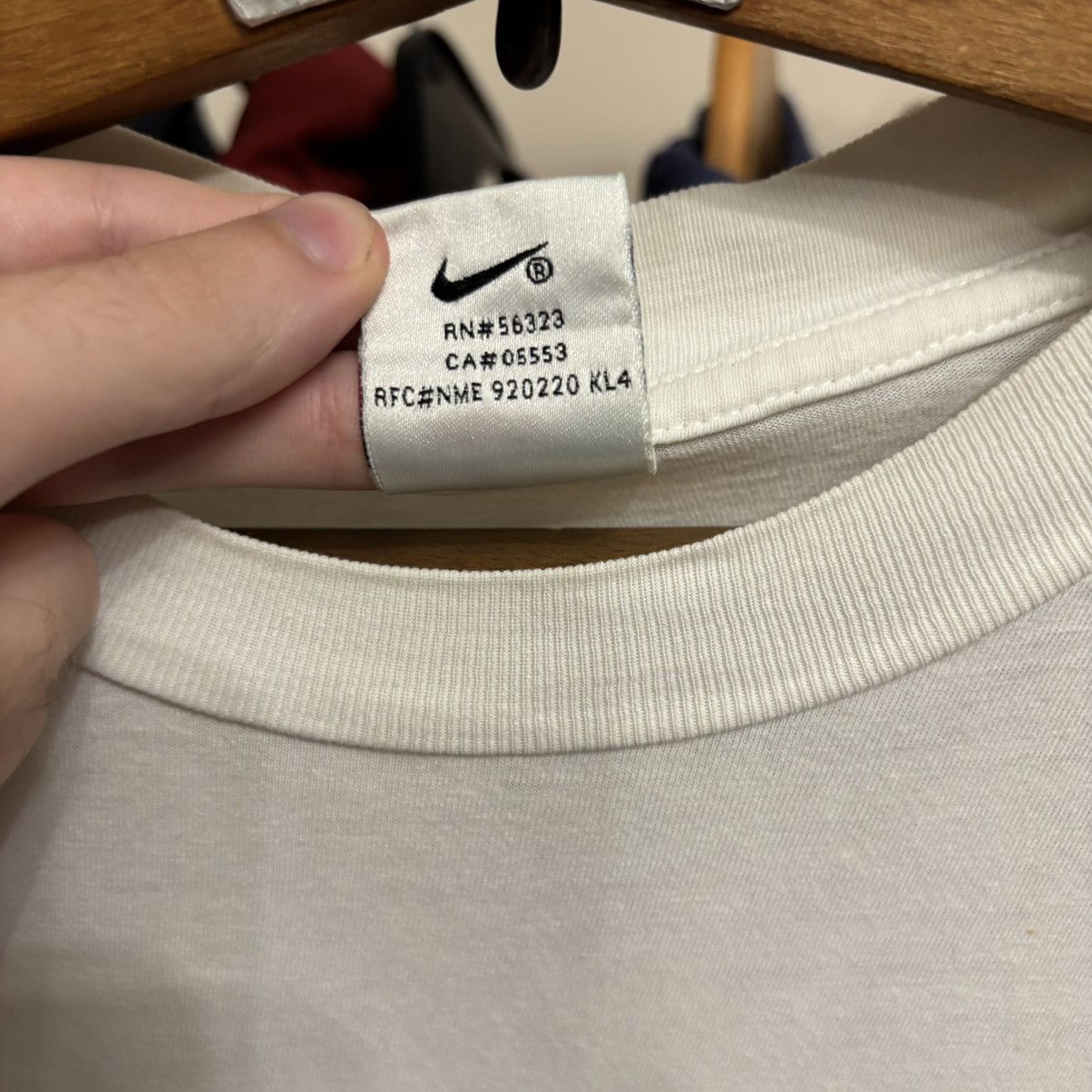 Vintage Vintage 90’s Nike Center Swoosh Just Do it T-Shirt Punk Size US L / EU 52-54 / 3 - 4 Thumbnail