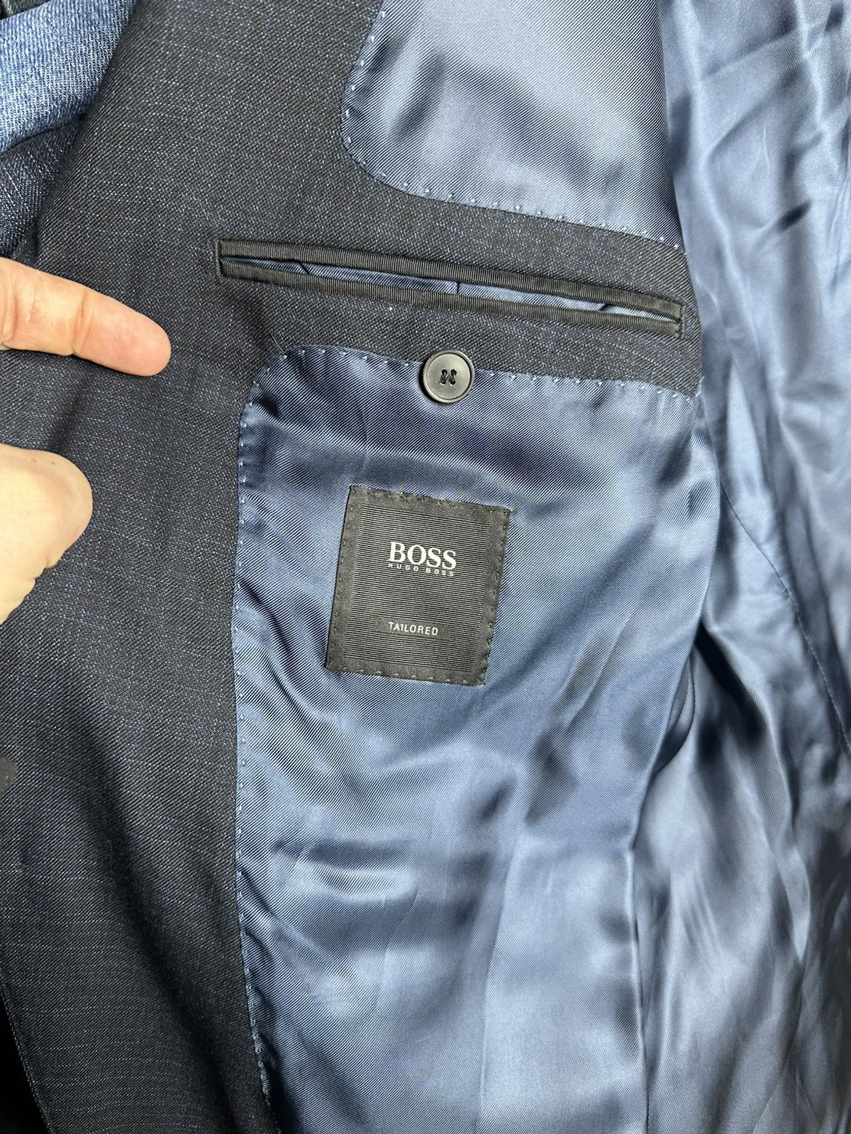 Hugo Boss Hugo Boss Tailored Wool Suit Blazer Jacket Size IT 48 Size 48R - 4 Thumbnail