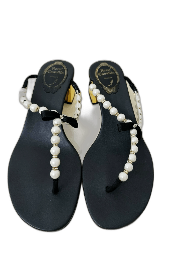 Jimmy Choo Rene Caovilla Pearl Sandals Size 37 Size US 7 / IT 37 - 1 Thumbnail