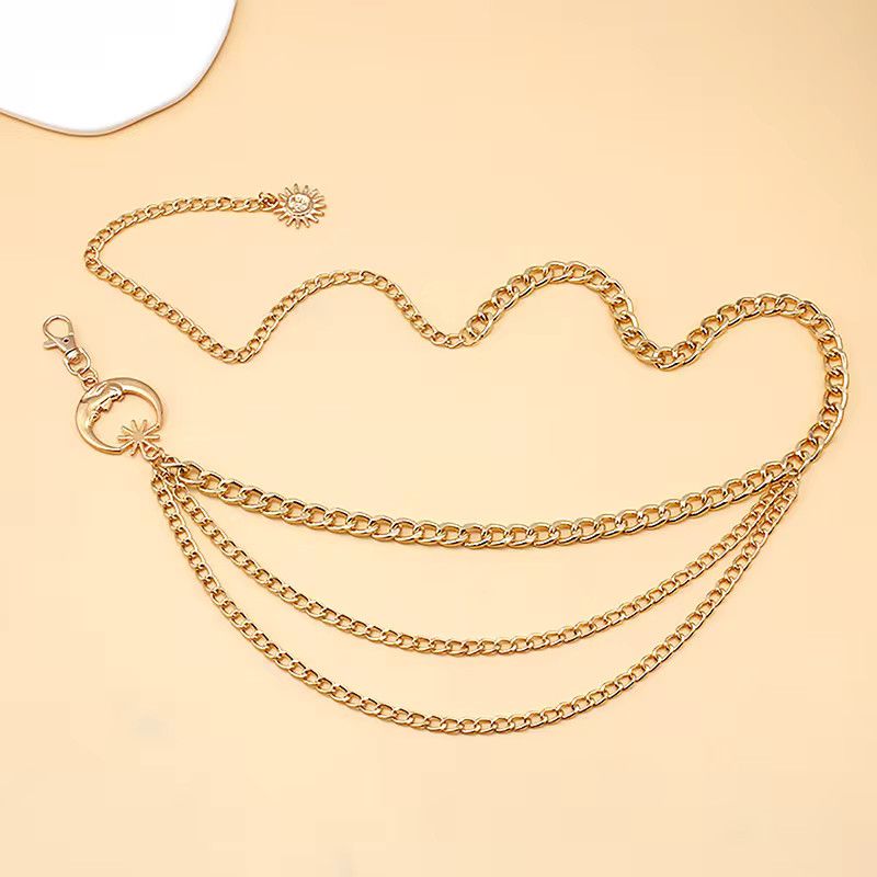 Jewelry Moon Star Waistbands Gothic Belt Size ONE SIZE - 2 Thumbnail