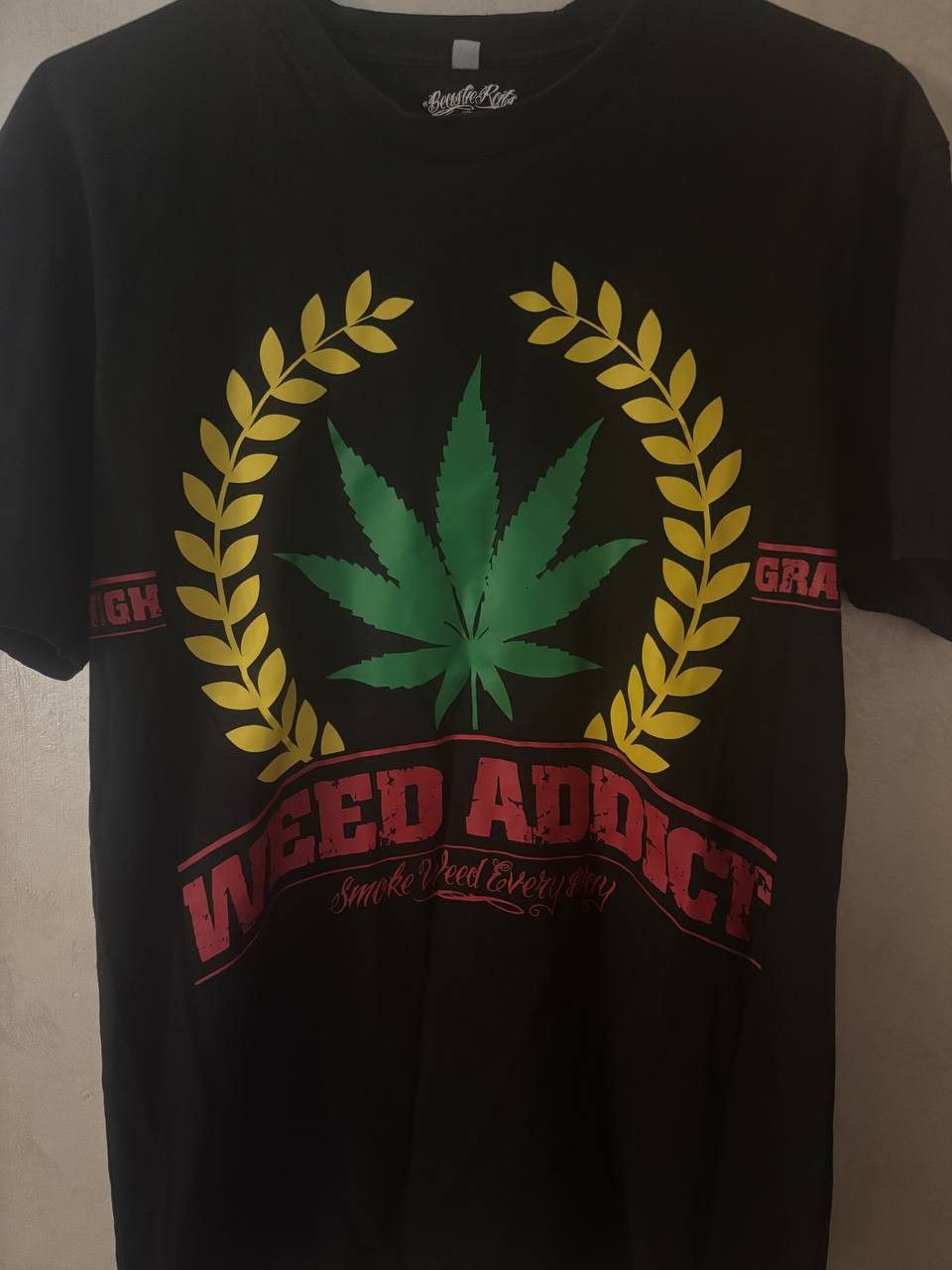 Other Kanabis Mens T-Shirt, beastle ratos,weed addict size M Size US M / EU 48-50 / 2 - 11 Thumbnail