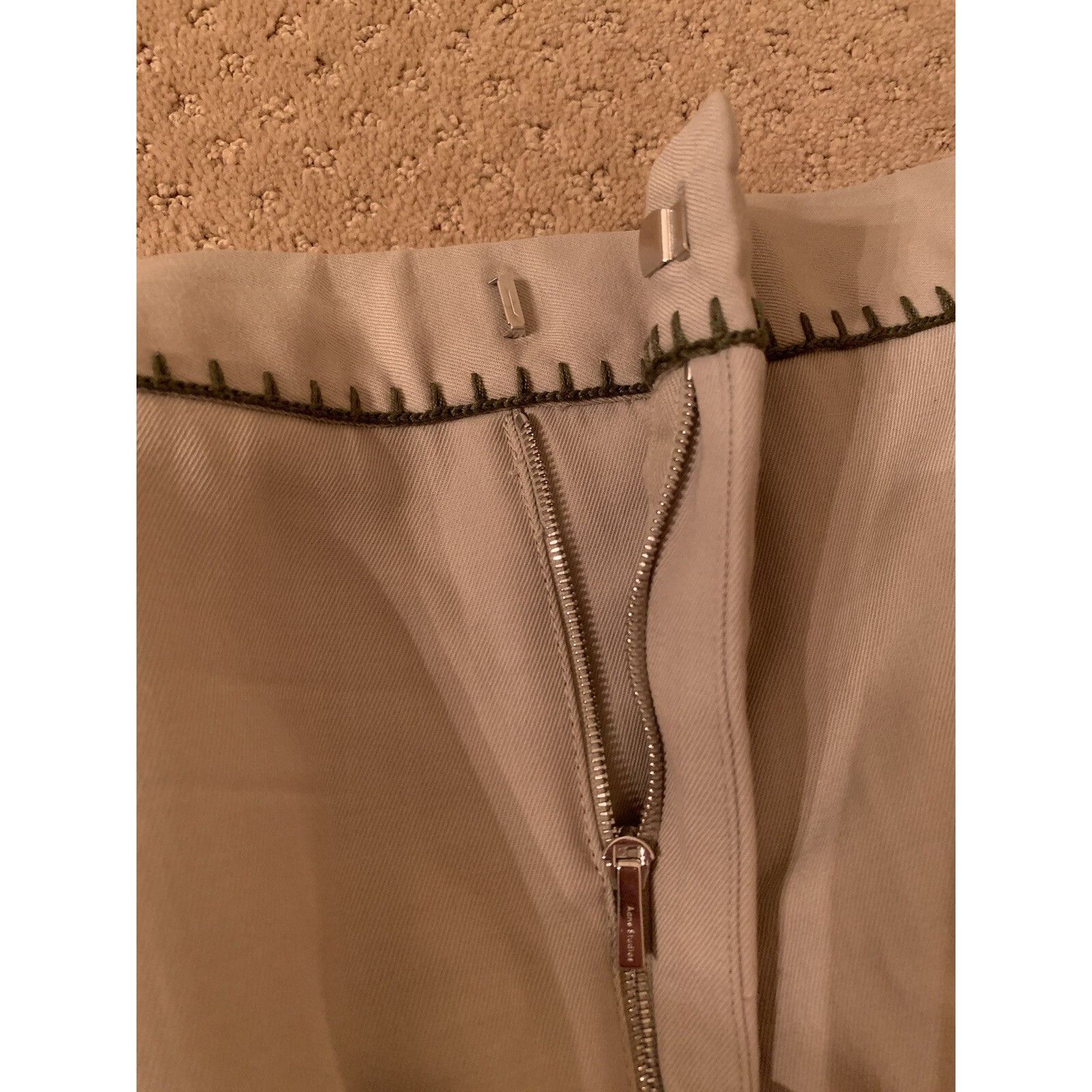 Acne Studios Acne Studios Beige Billan C Fluid Trousers 50 Size US 34 / EU 50 - 10 Thumbnail