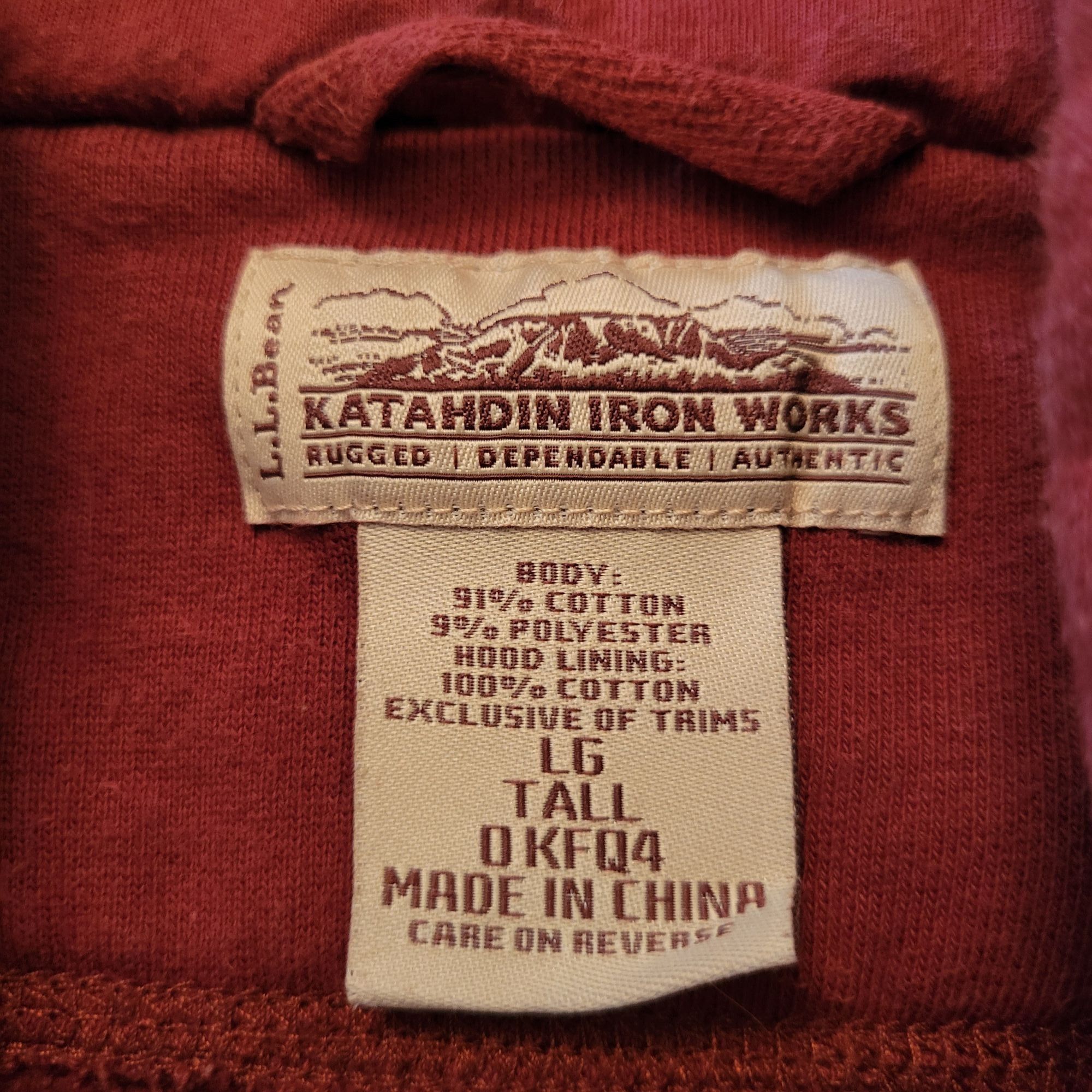 L.L. Bean LL Bean Katahdin Iron Works Full Zip Hoodie Sweatshirt Tall Size US L / EU 52-54 / 3 - 3 Thumbnail
