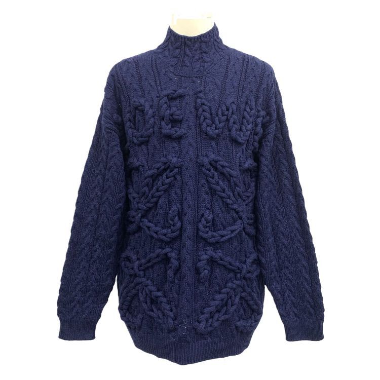 Loewe Loewe Cable Knit Sweater Size L Size US L / EU 52-54 / 3 - 1 Thumbnail