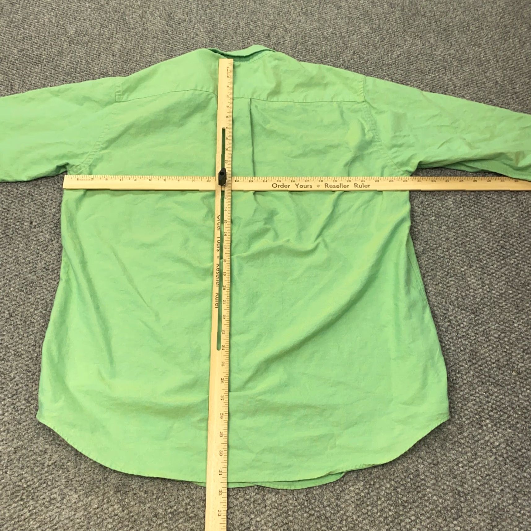 Nautica Nautica Shirt Mens Size 16.5 Green Button-Down Long Sleeve Oxford Vintage Casual Workwear Size US L / EU 52-54 / 3 - 6 Thumbnail