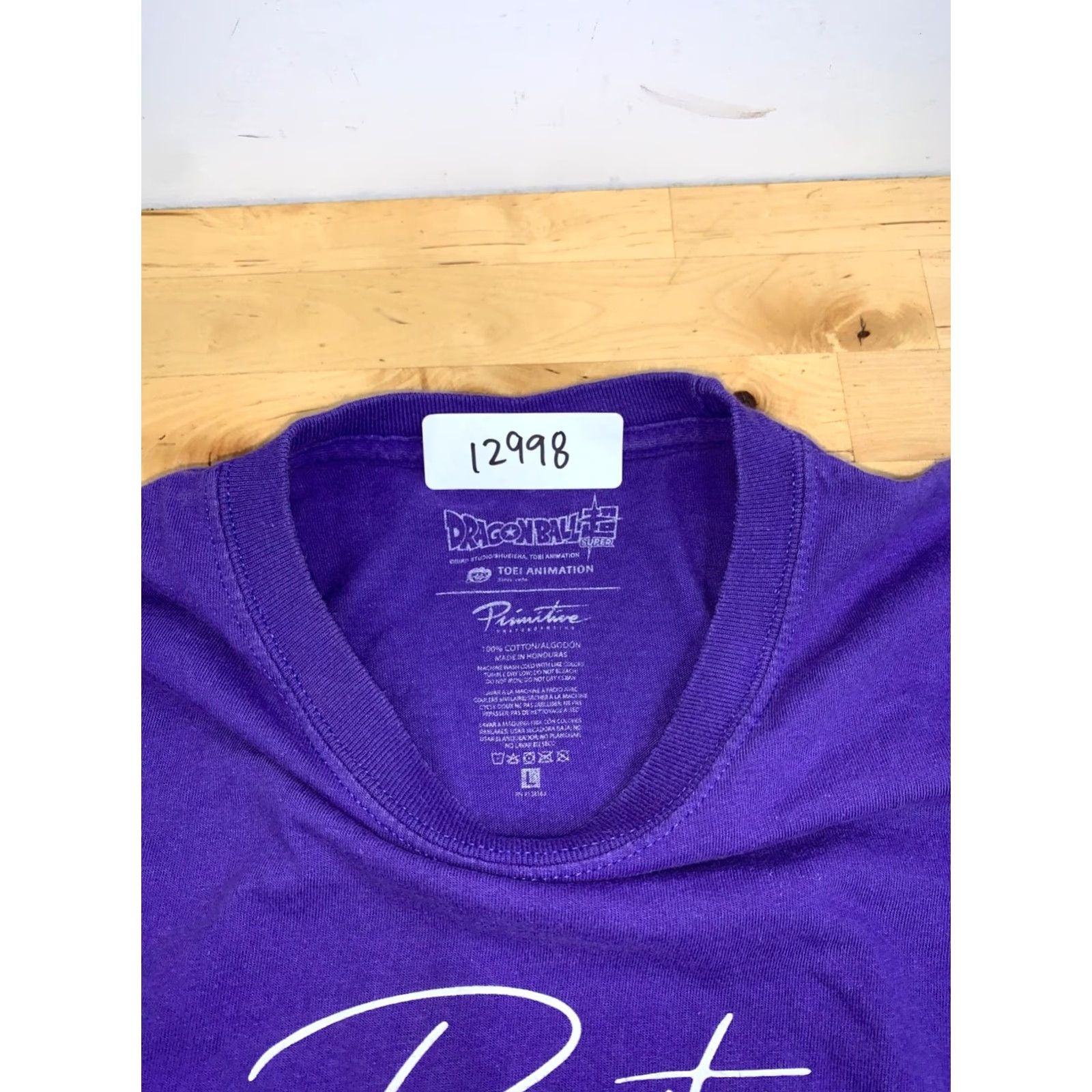 Primitive Primitive x Dragon Ball Super Beerus Shirt Men L Purple Cotton Crew Neck Short Sleeve Graphic Print 2010-2019 Vintage No 12998 Size US L / EU 52-54 / 3 - 3 Thumbnail
