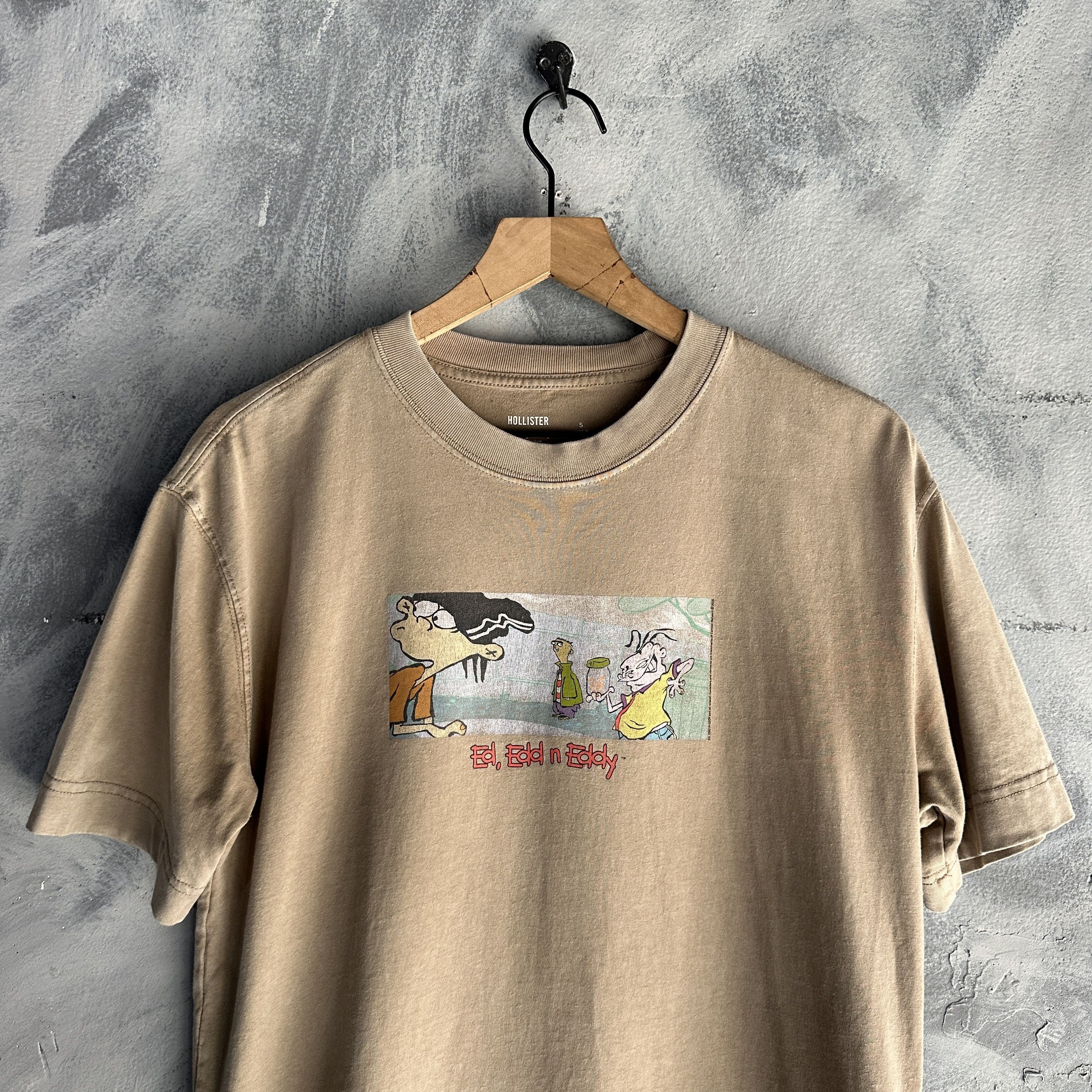 Hollister Hollister Ed Edd N Eddy T Shirt Mens Heavyweight Boxy Fit Size US S / EU 44-46 / 1 - 2 Thumbnail