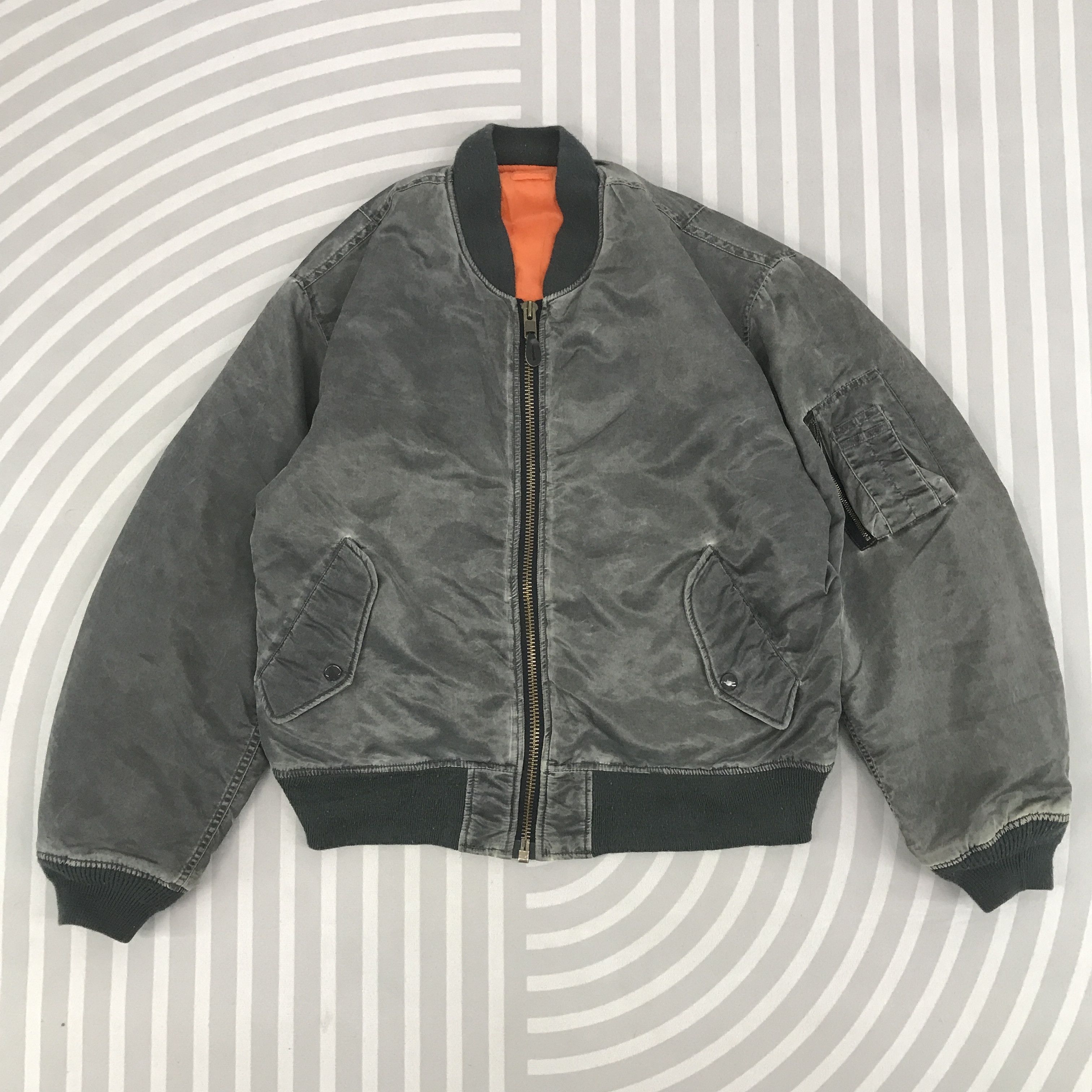 Vintage Vintage US Air Force Intermediate Bomber jacket Size US L / EU 52-54 / 3 - 1 Thumbnail