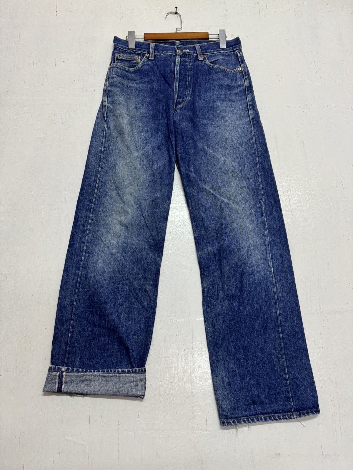Japanese Brand × Vintage Vintage Japan Mon Denim distress Size US 31 - 4 Thumbnail