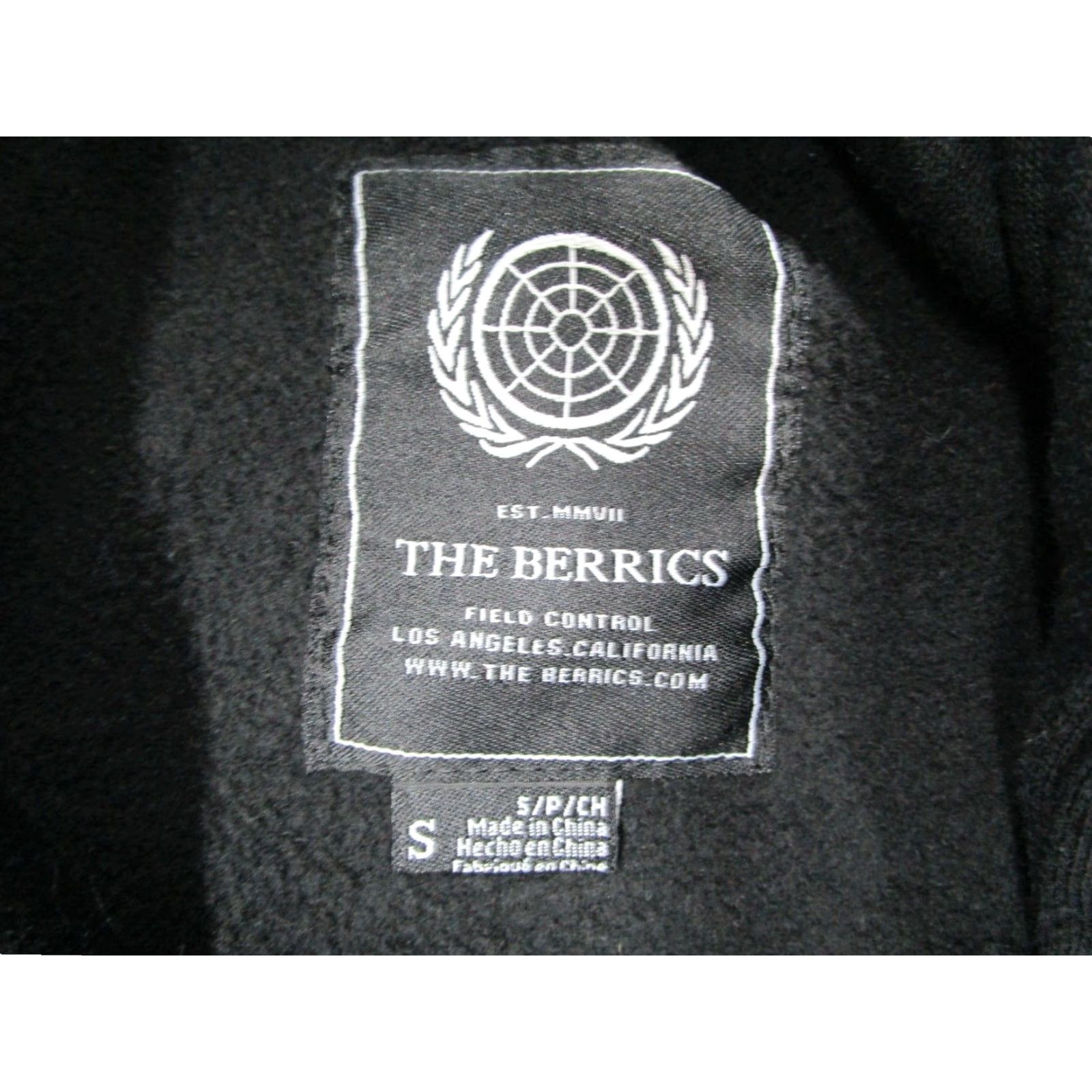 Vintage The Berrics Hoodie Mens Small Black Pullover Drawstring Kangaroo Pocket PUSH Logo Sweatshirt Skateboarding Size US L / EU 52-54 / 3 - 2 Thumbnail