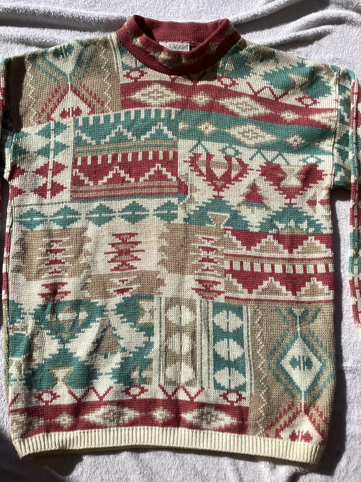 Other × Vintage Vintage Jessica Roberts native/tribal AOP sweatshirt Size L / US 10 / IT 46 - 3 Thumbnail