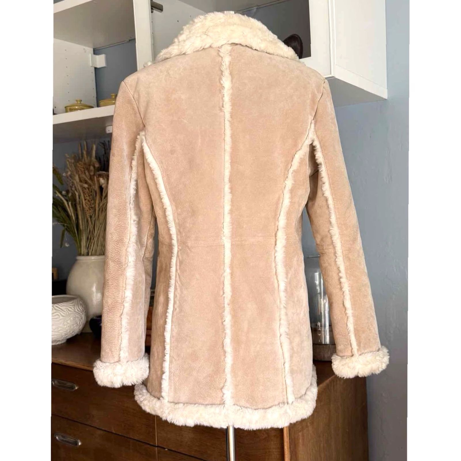 Vintage VINTAGE Wilsons Leather Suede Coat Jacket Maxima Leather Faux Fur Shearling Penny Lane M Size M / US 6-8 / IT 42-44 - 4 Thumbnail