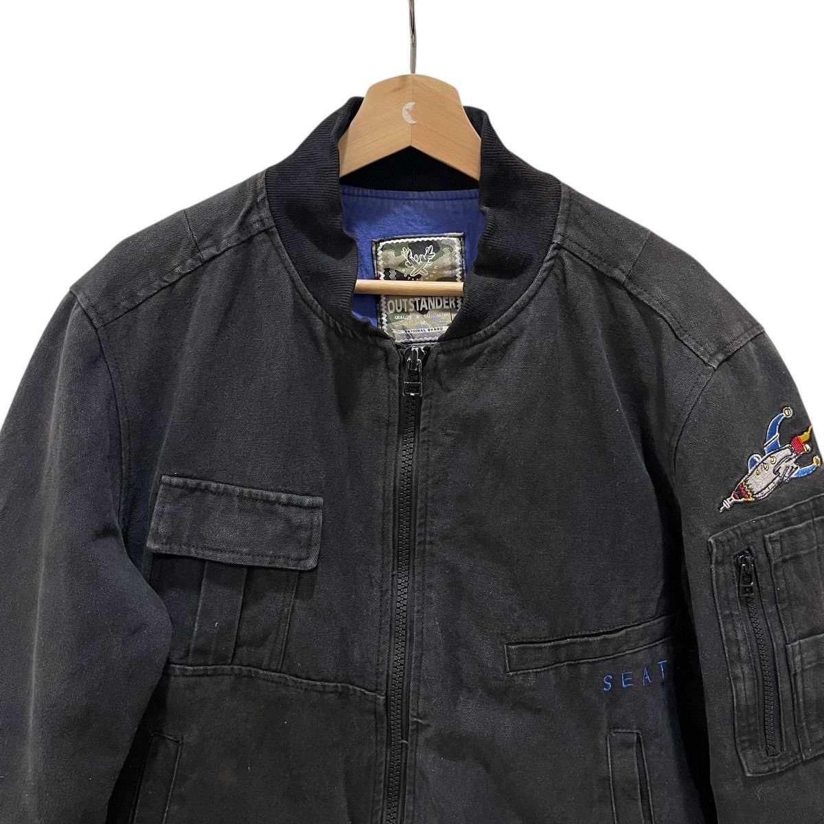 Vintage Seatle Paradise Tavern Duck Canvas Bomber Jacket Size US M / EU 48-50 / 2 - 3 Thumbnail