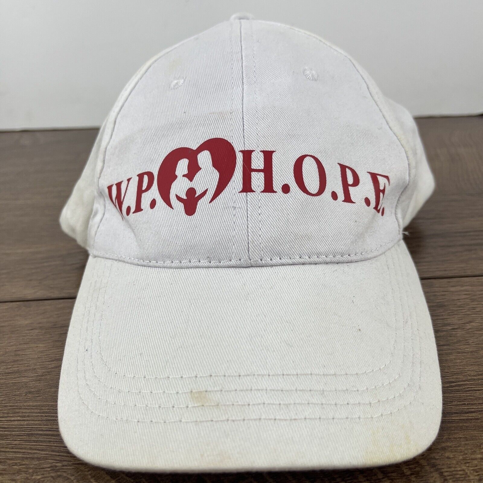 Other WP Hope Hat WP Hope White Hat Adjustable Adult Size Hat Whit Size ONE SIZE - 5 Thumbnail