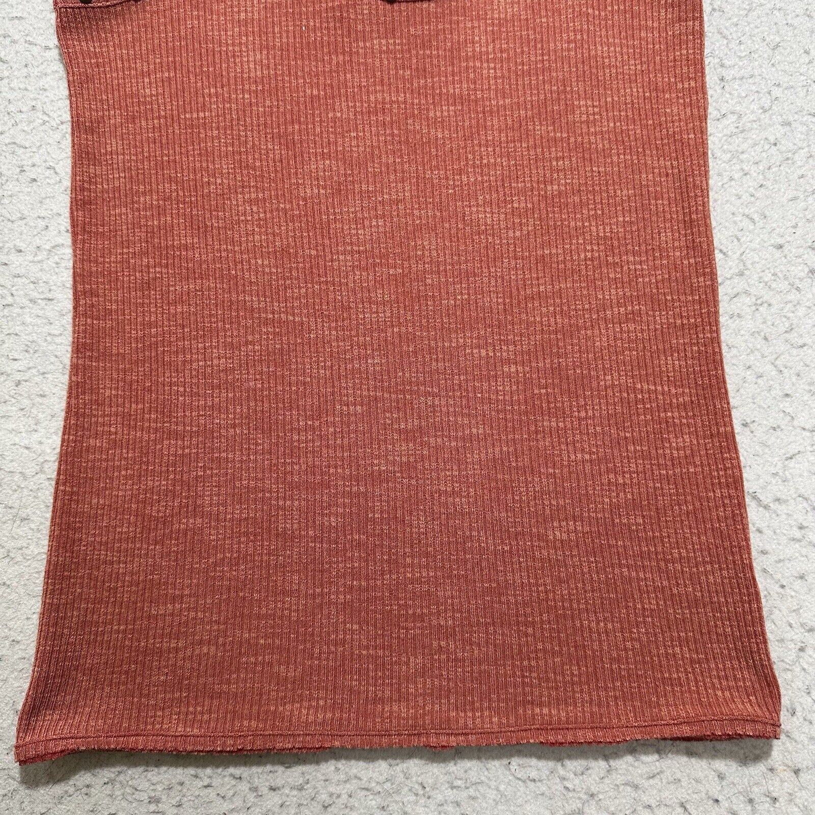 Other POL Medium Ribbed Tank Top Sleeveless Brass Buttons Pink Size M / US 6-8 / IT 42-44 - 7 Thumbnail