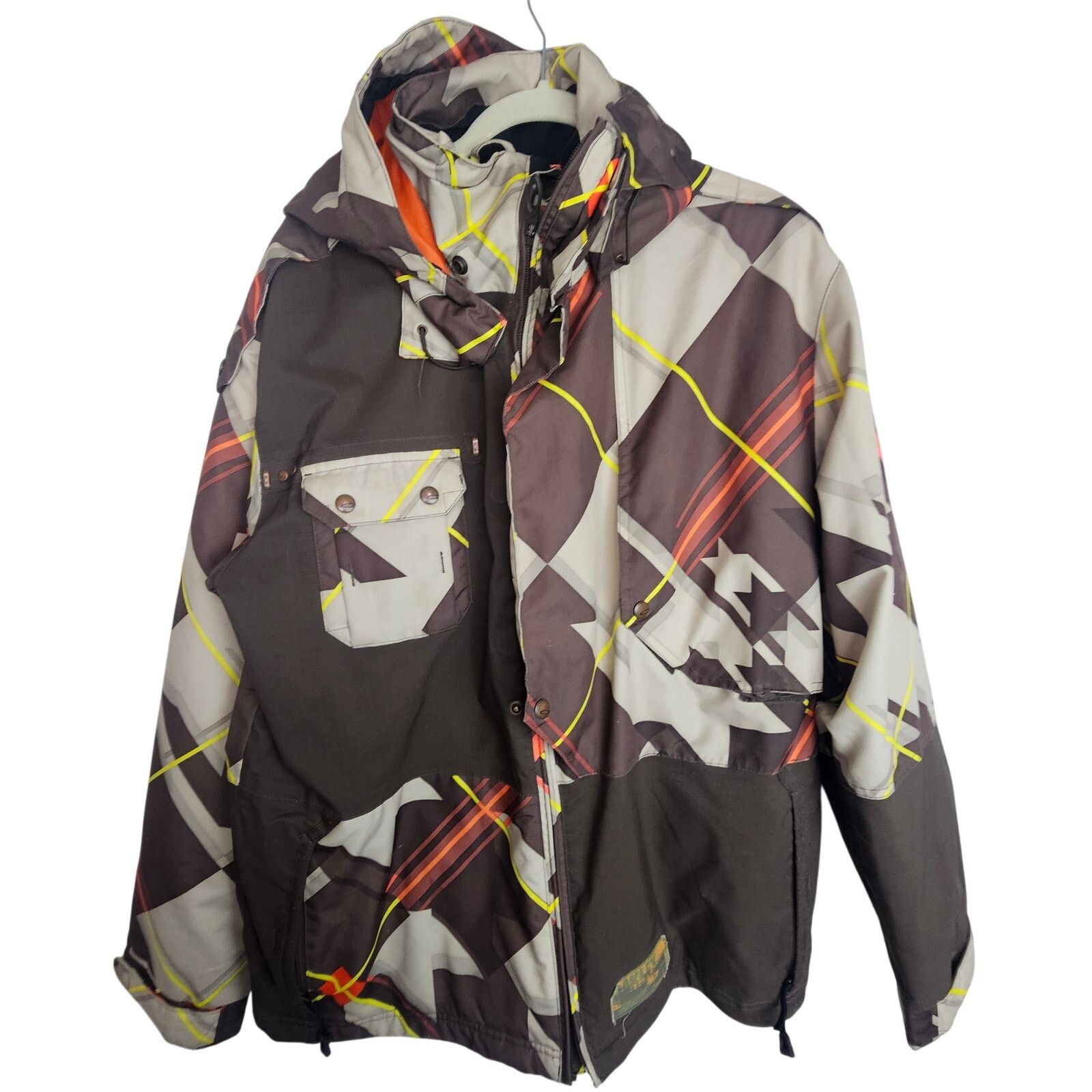 Vintage Y2K Oakley Mens Battalion Hooded Snowboard Ski S