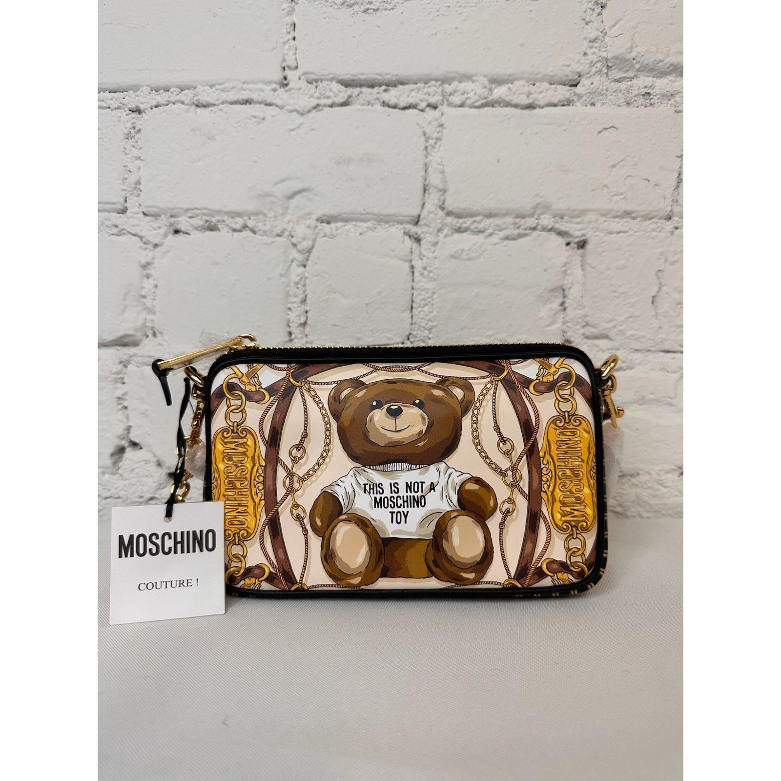 Moschino AW22 MOSCHINO Couture Jeremy Scott Teddy Bear Chains Clutch Size ONE SIZE - 5 Thumbnail