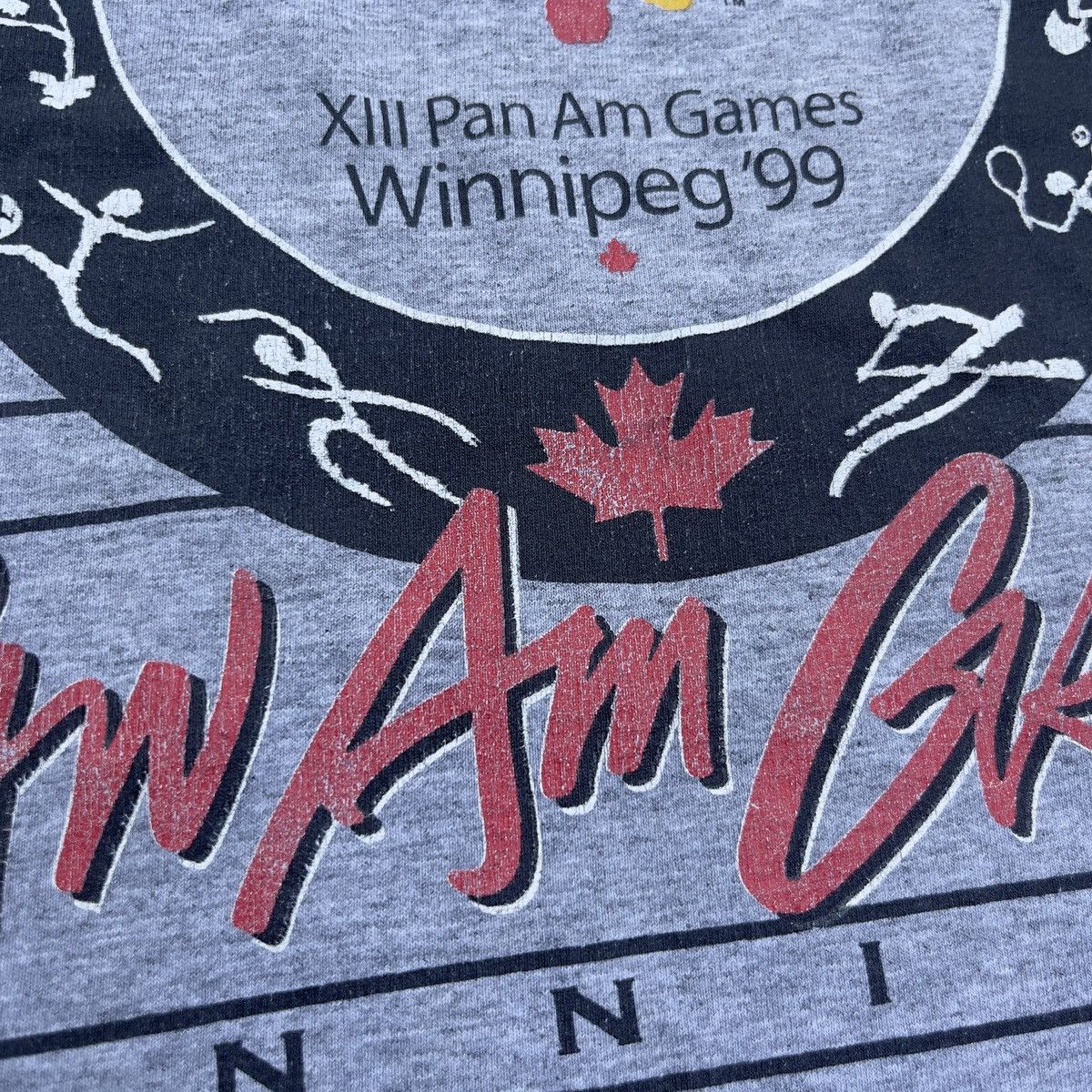 USA Olympics × Vintage Vintage 90s PAN AM GAMES Shirt Size US XL / EU 56 / 4 - 3 Thumbnail