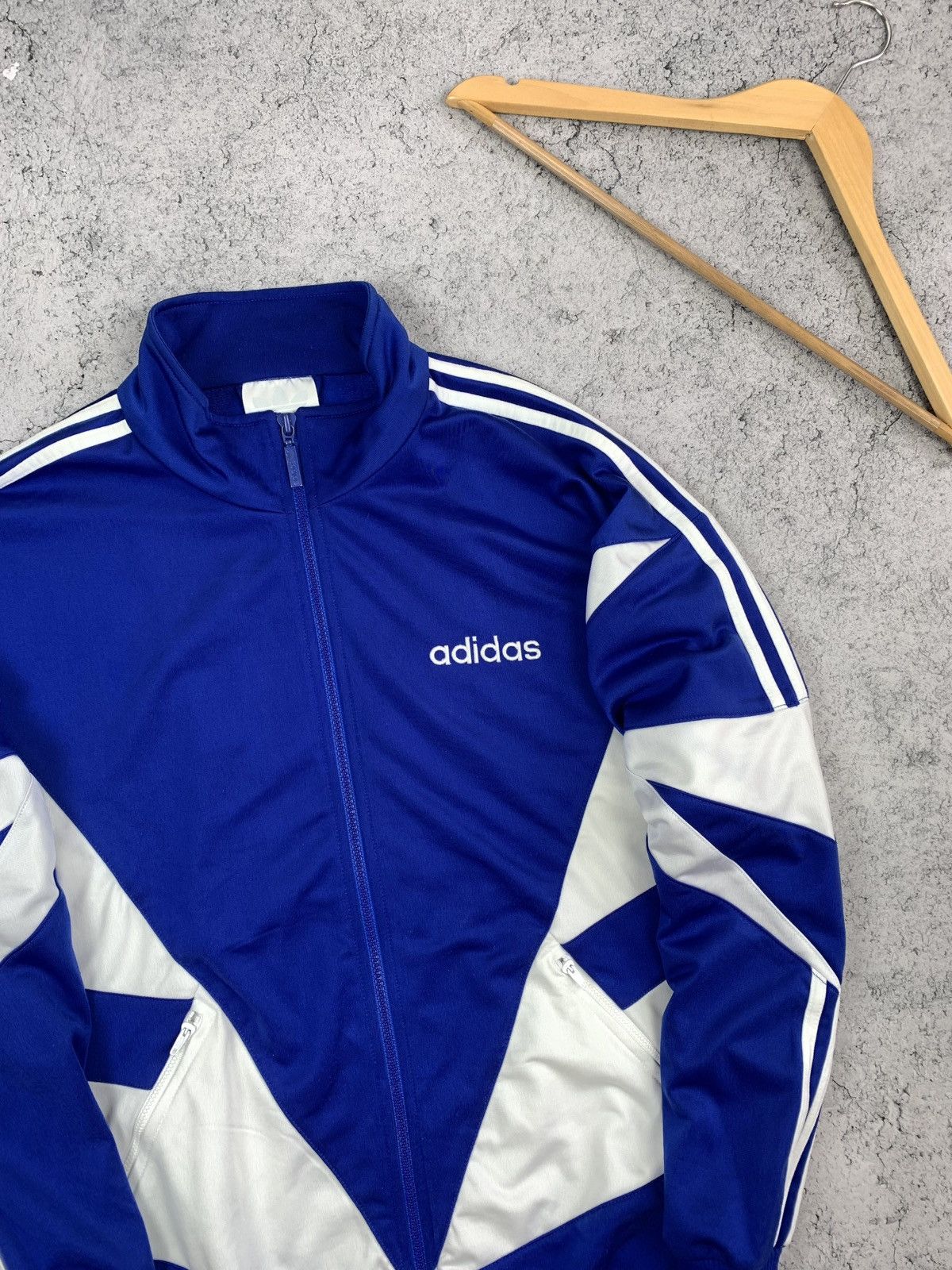 Adidas × Vintage Adidas Originals Vintage 80s Mens Full-Zip Jacket Size M-L Size US M / EU 48-50 / 2 - 4 Thumbnail