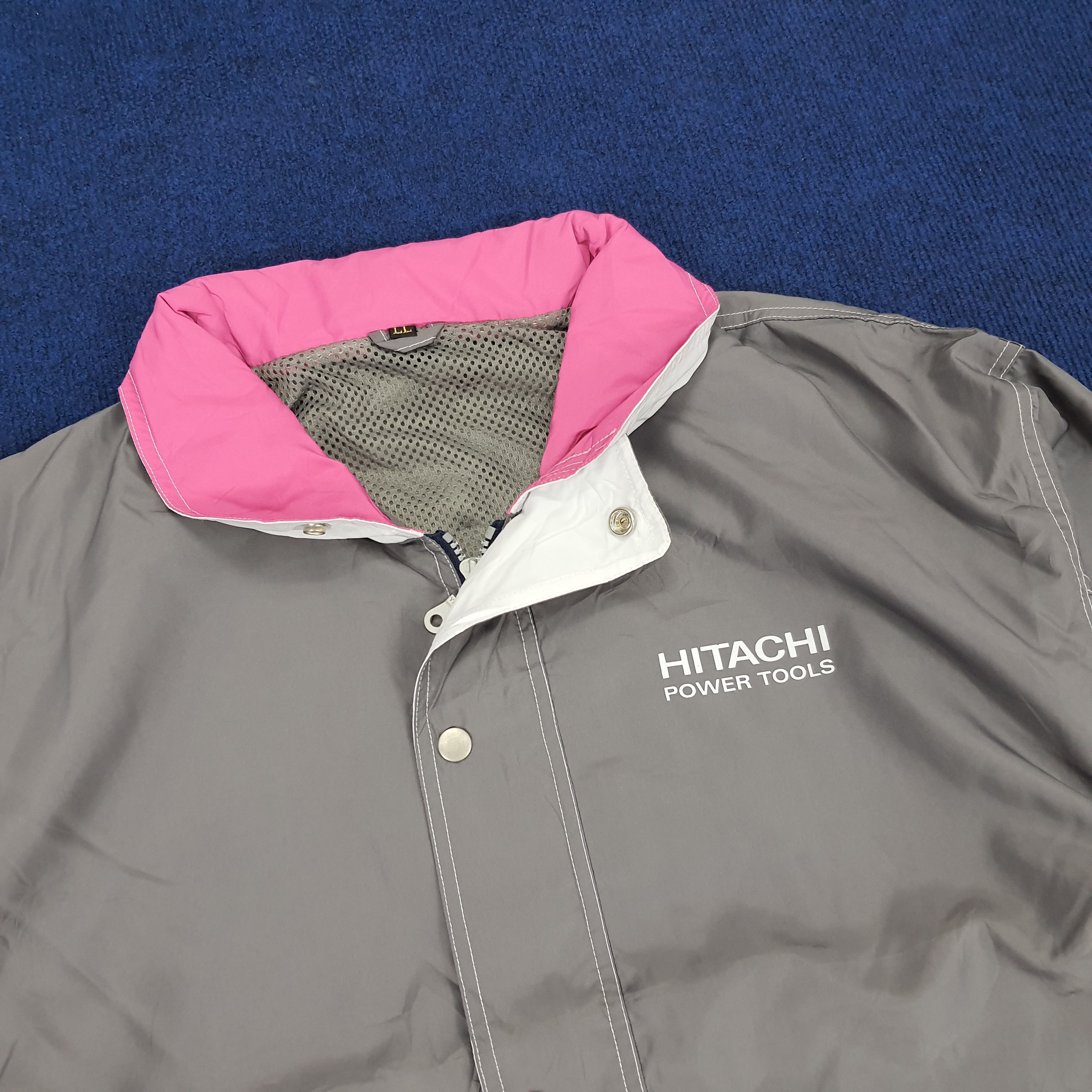 Japanese Brand × Vintage Vintage Hitachi Tech Japanese Brand Windbreaker Jacket Size US XL / EU 56 / 4 - 2 Thumbnail