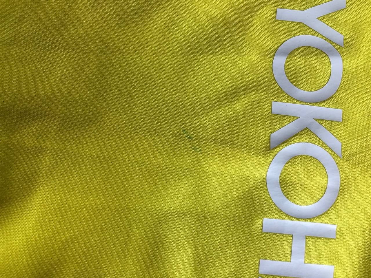 Nike T-Shirt yellow Y2K big logo YOKOHAMA Vintage Nike Jerseys Size US M / EU 48-50 / 2 - 12 Thumbnail