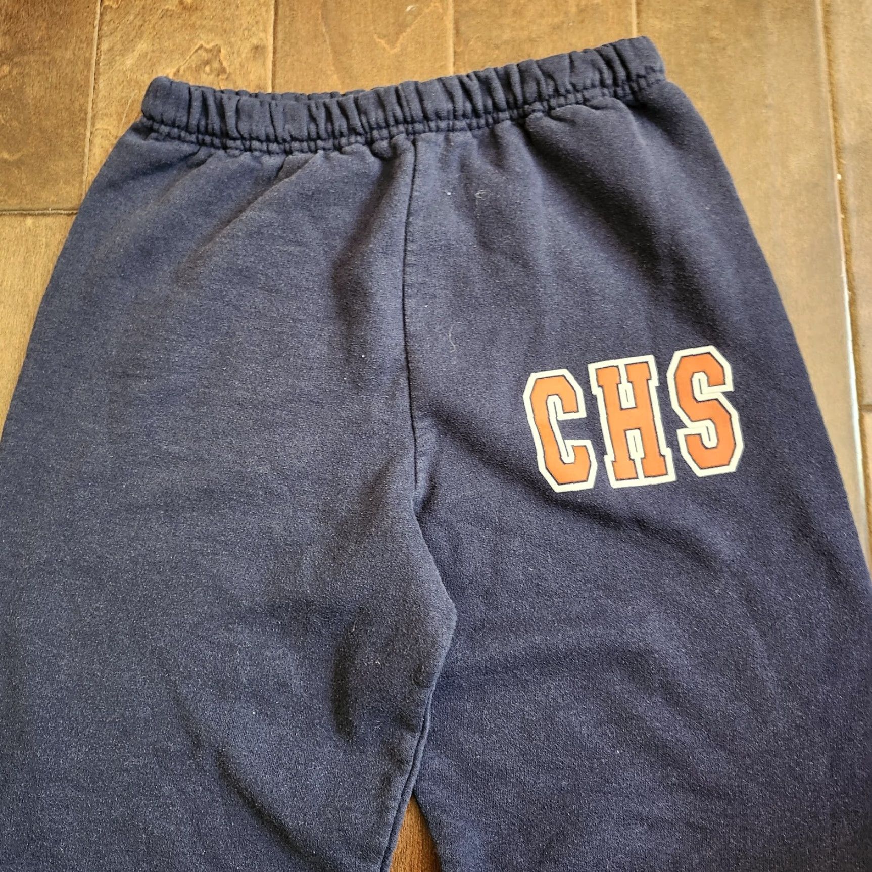 Jerzees VINTAGE JERZEES Chatsworth High School Navy Blue Drawstring Sweatpants - Size S Unisex Adults Pants Winter Spring Fall 27 Inseam Regular 함께 Size US 29 - 4 Thumbnail