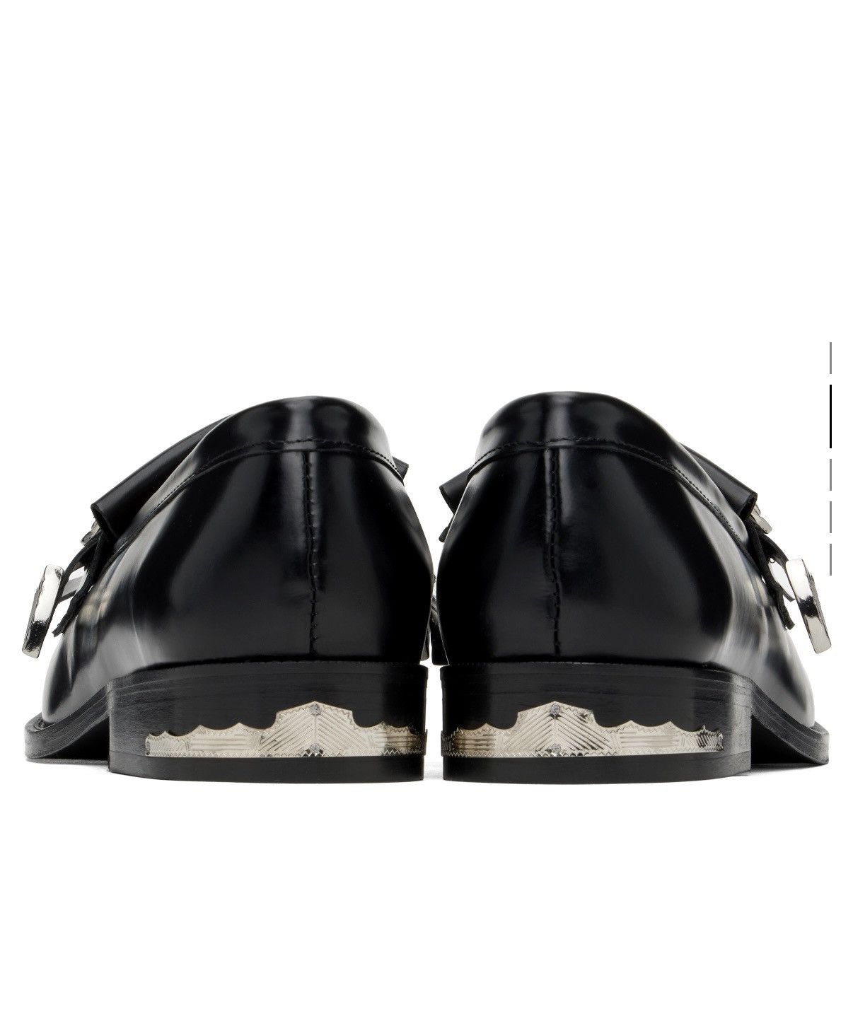 TOGA VIRILIS TOGA VIRILIS Buckle-Detailed Brushed Leather Loafers Size US 9 / EU 42 - 3 Thumbnail