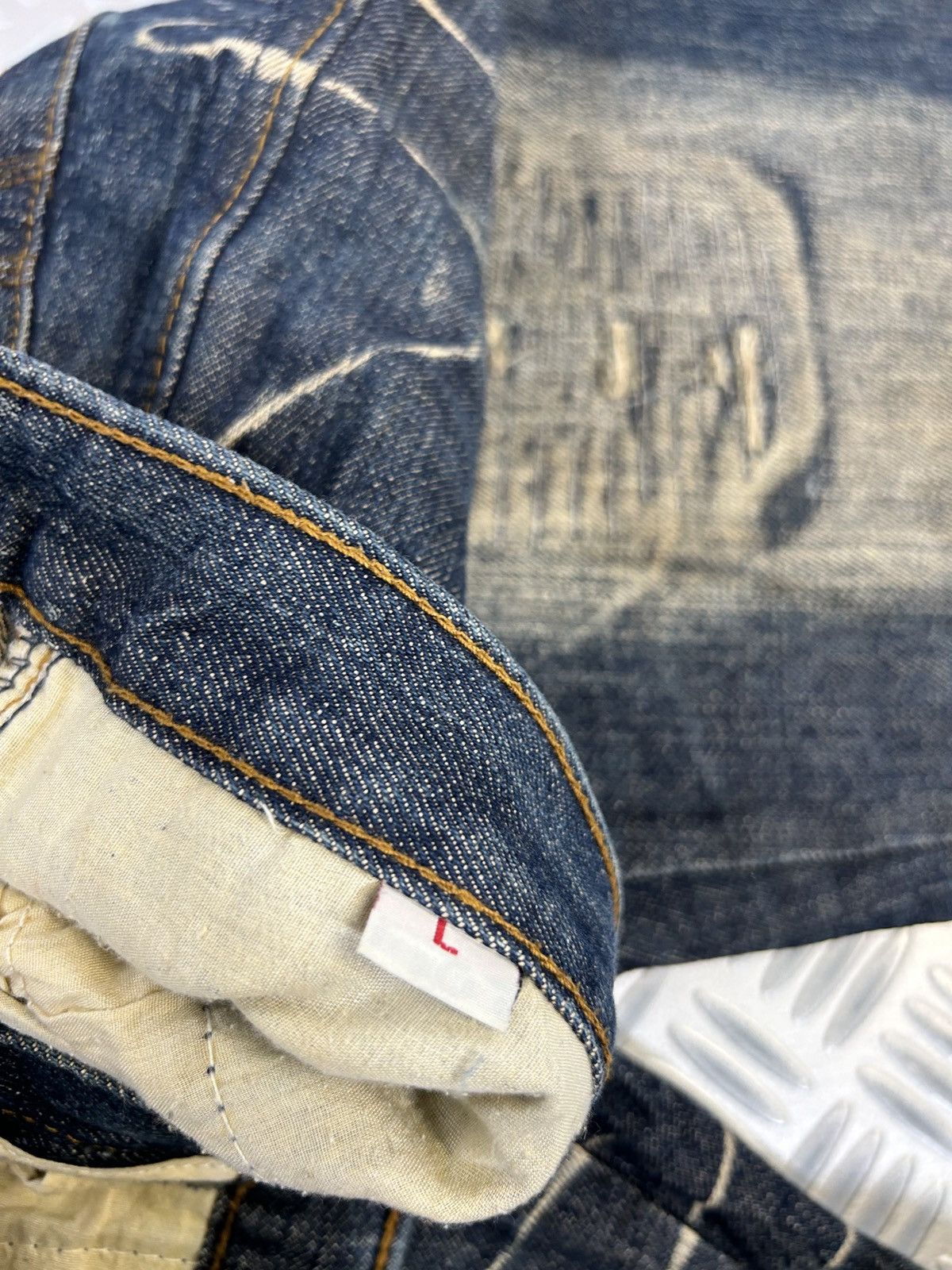 Japanese Brand × Vintage Vintage Faded Relaxed y2k Japanese Jeans 2000s Size US 38 / EU 54 - 6 Thumbnail