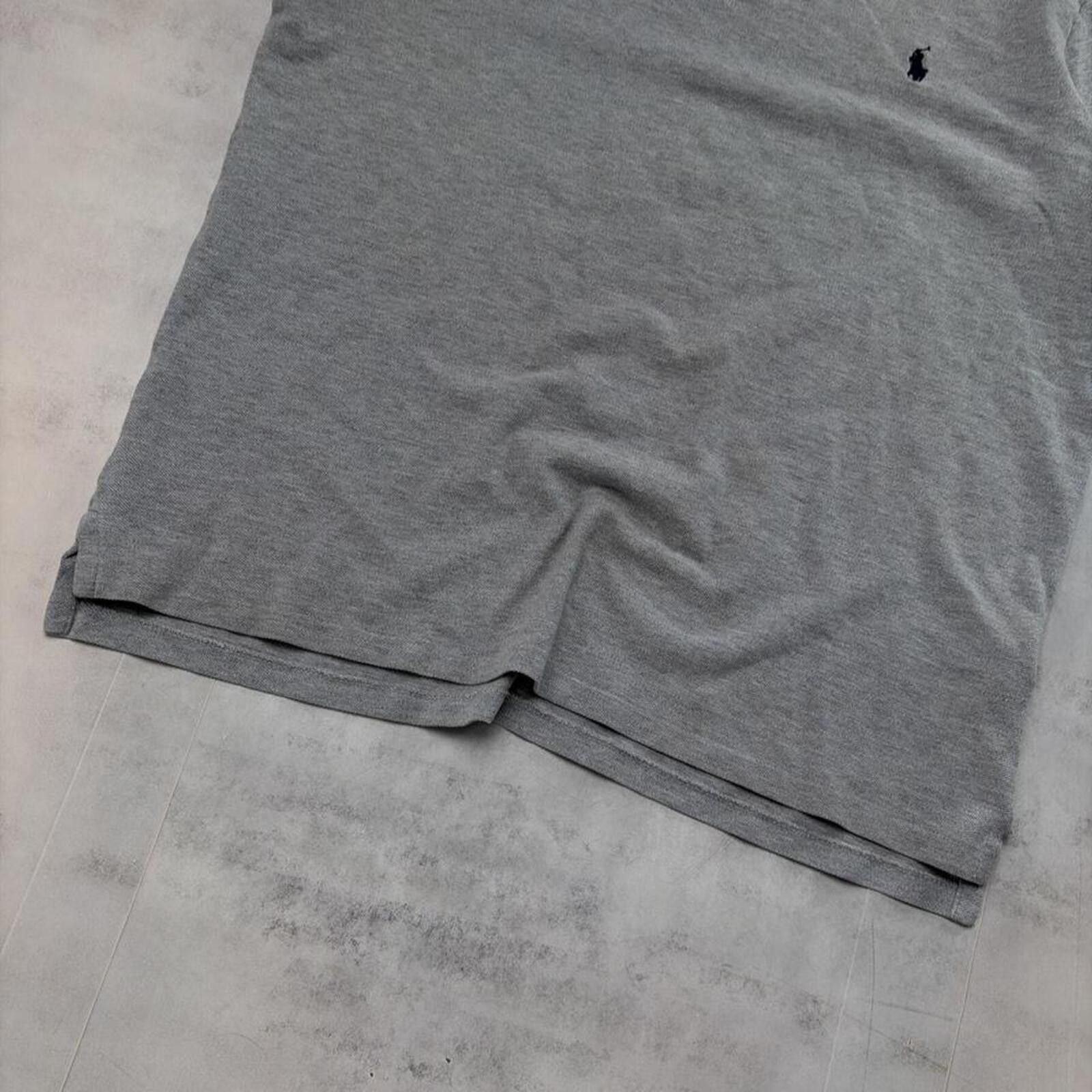 Polo Ralph Lauren Y2K Grey Polo Ralph Lauren Distressed Skater Polo Shirt Size US L / EU 52-54 / 3 - 5 Thumbnail
