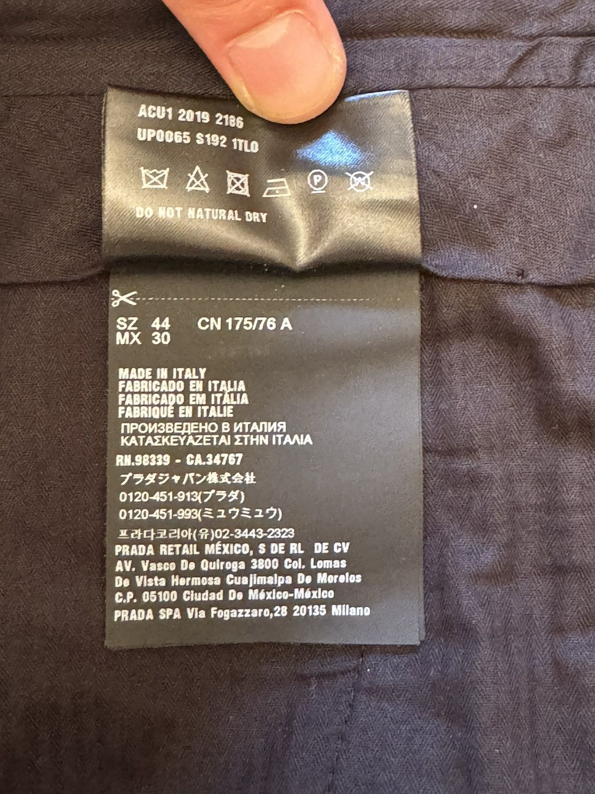 Prada PRADA navy trousers FW19 Size 44S - 11 Thumbnail