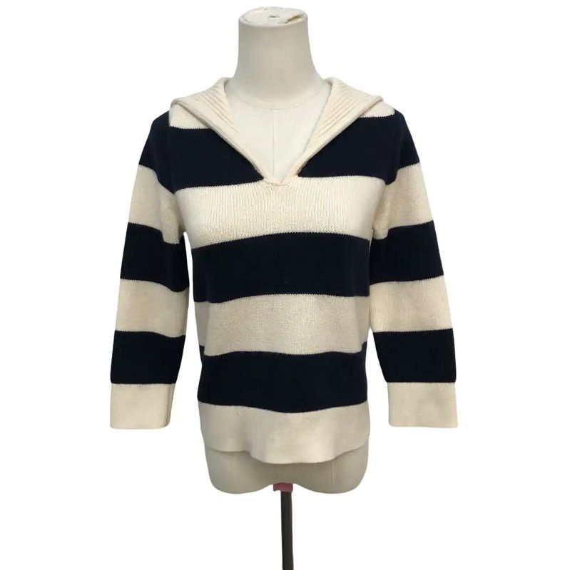 Dior Dior Women's Cream Cashmere Pullover Sweater 0089 Size XS / US 0-2 / IT 36-38 - 1 Thumbnail