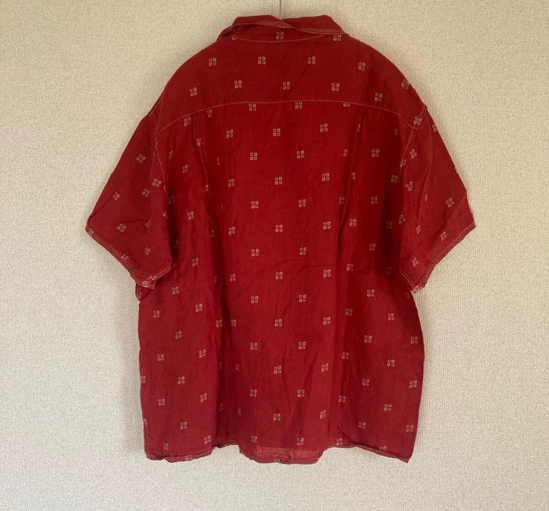 Kapital Kapital Red full-print linen shirt Size US XL / EU 56 / 4 - 3 Thumbnail