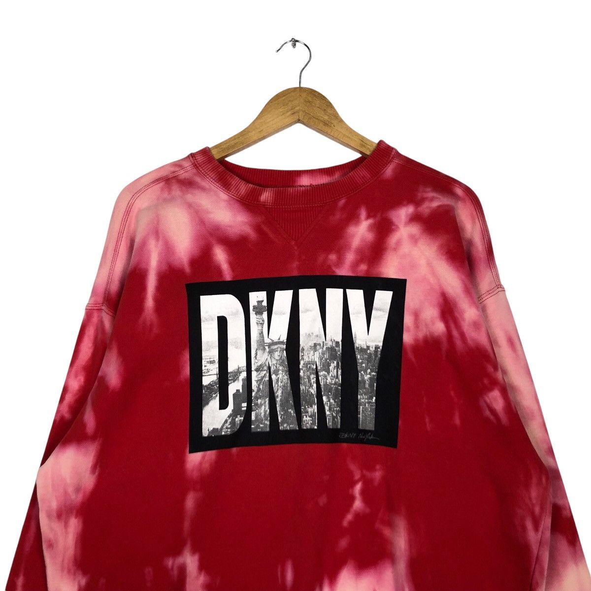 DKNY × Vintage Vintage Large DKNY Tye Dye Sweatshirt Large Size US L / EU 52-54 / 3 - 2 Thumbnail